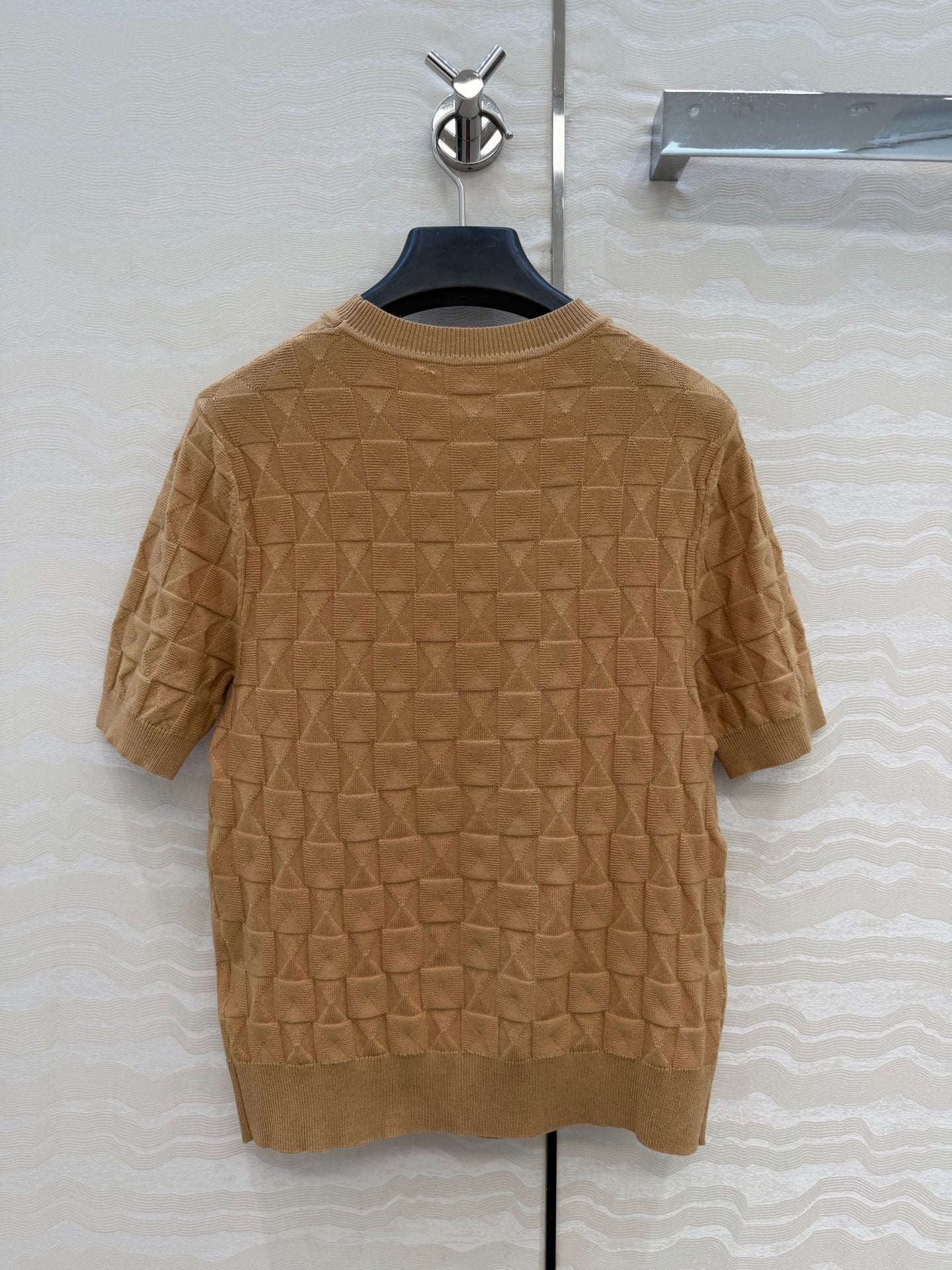 HM "Medor" Short-Sleeve Cardigan Black Wool