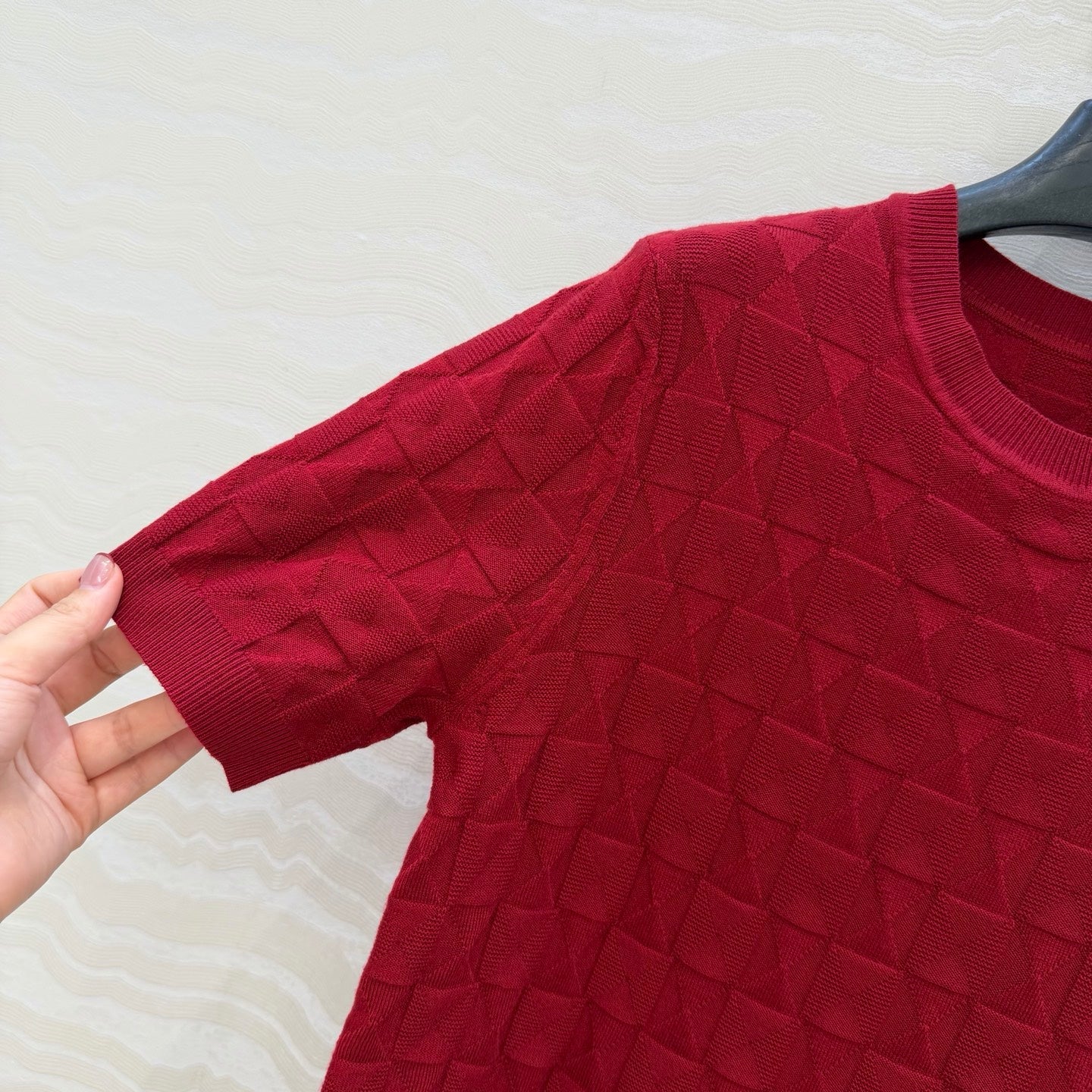 HM "Medor" Short-Sleeve Cardigan Black Wool
