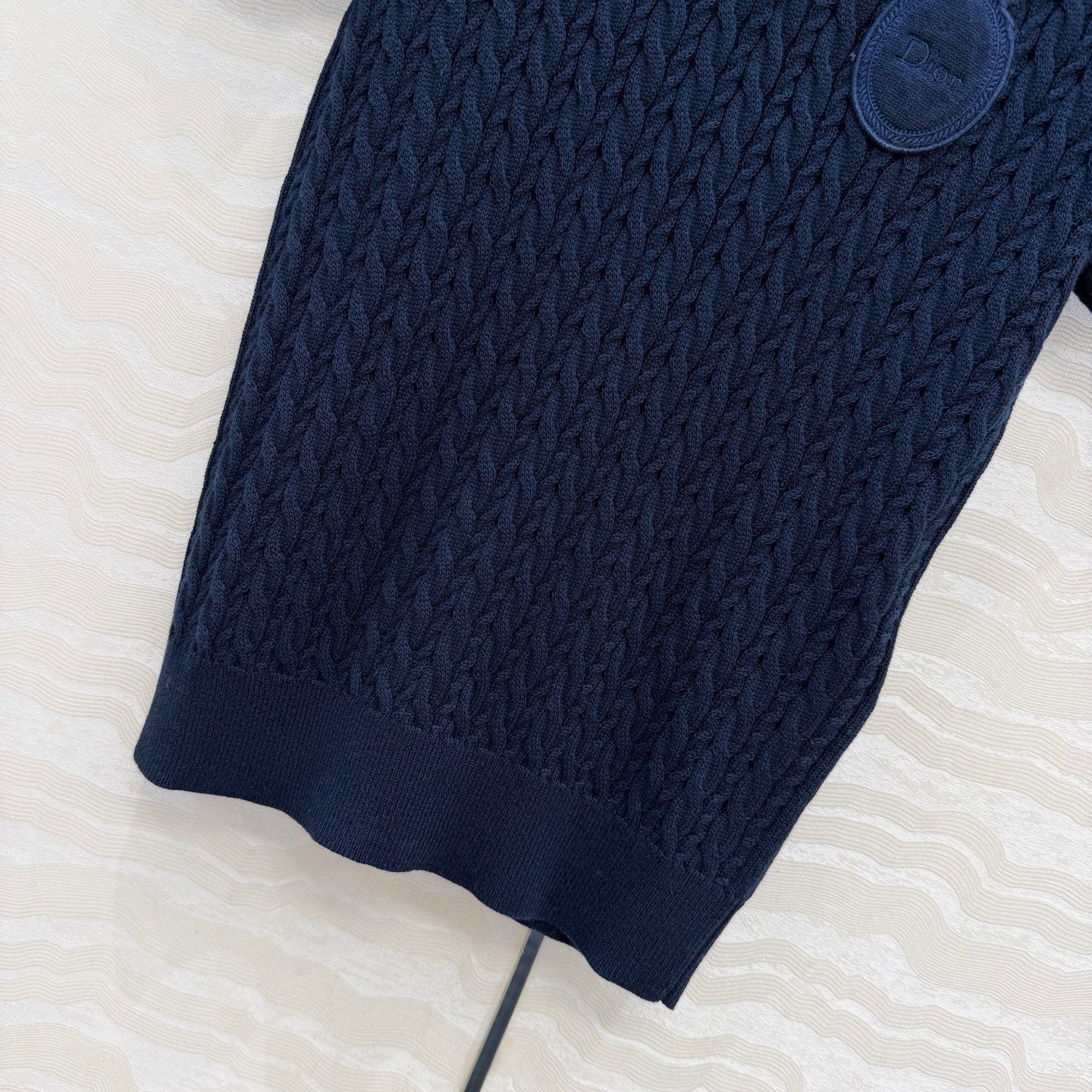 CD Médaillon Sweater Dark Blue Wool 373501