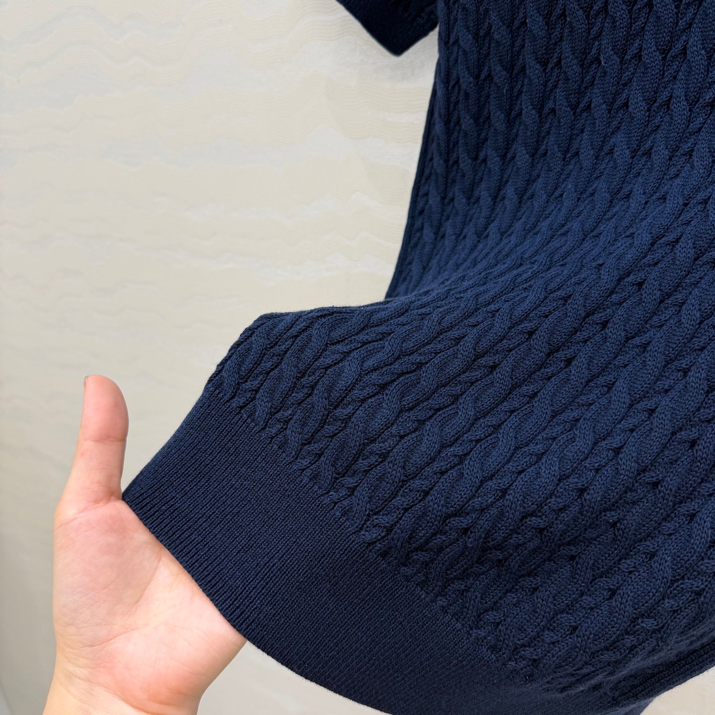 CD Médaillon Sweater Dark Blue Wool 373501