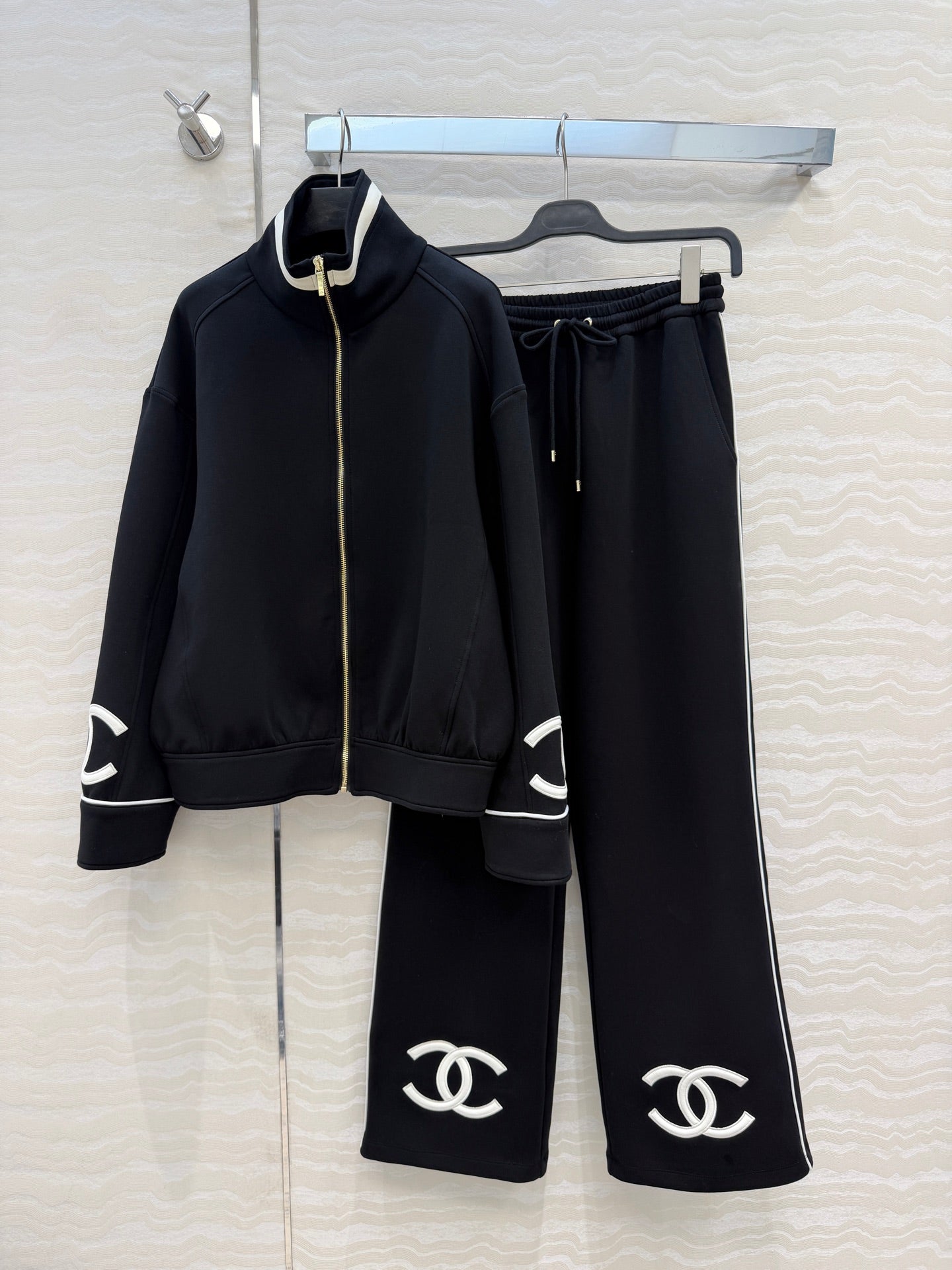 CC 26s Coco Trendy Casual Outfit Set Black Cotton 423271