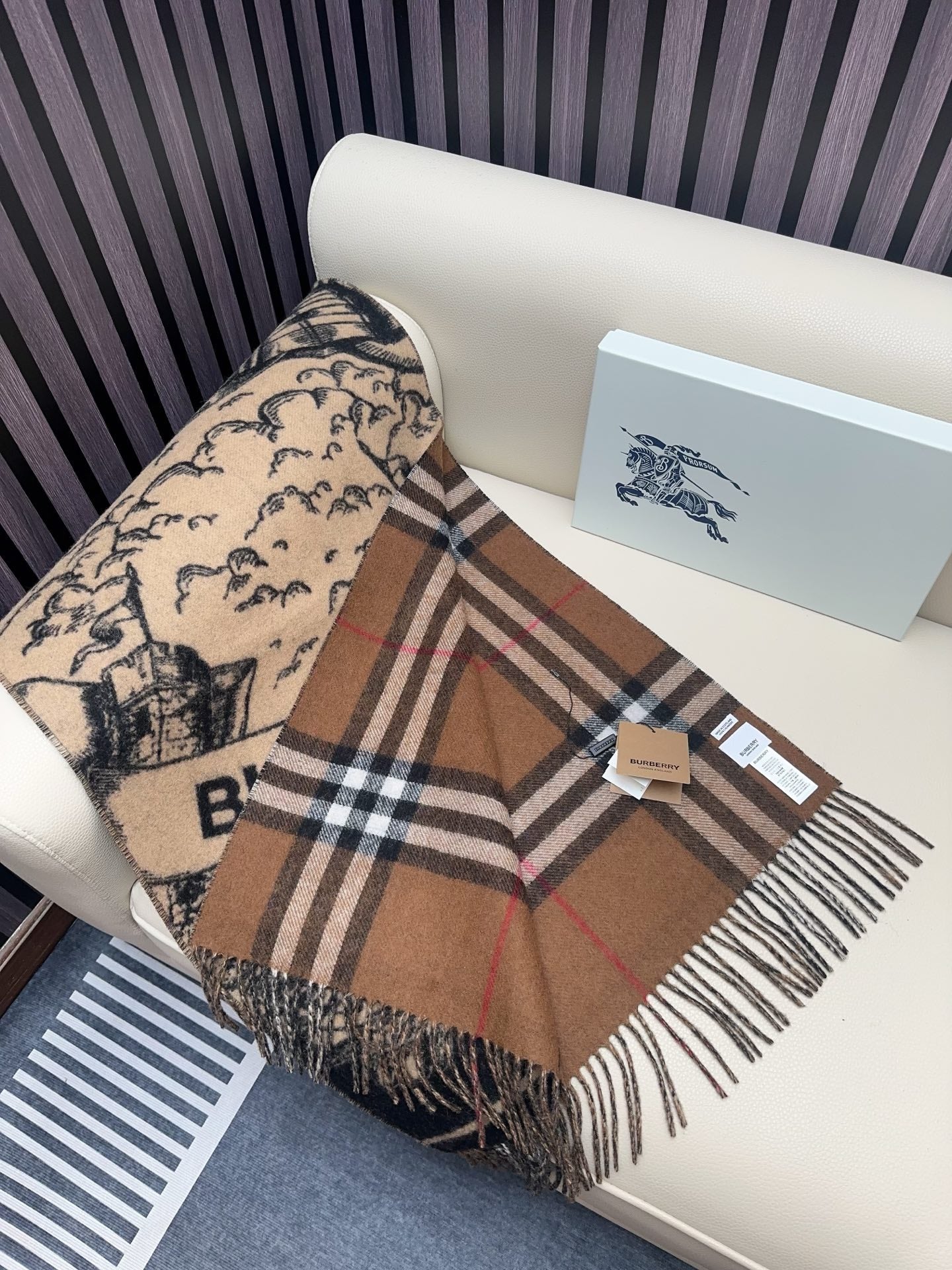 BBR Masterpiece 200CM Dark Beige Black Cashmere 293288