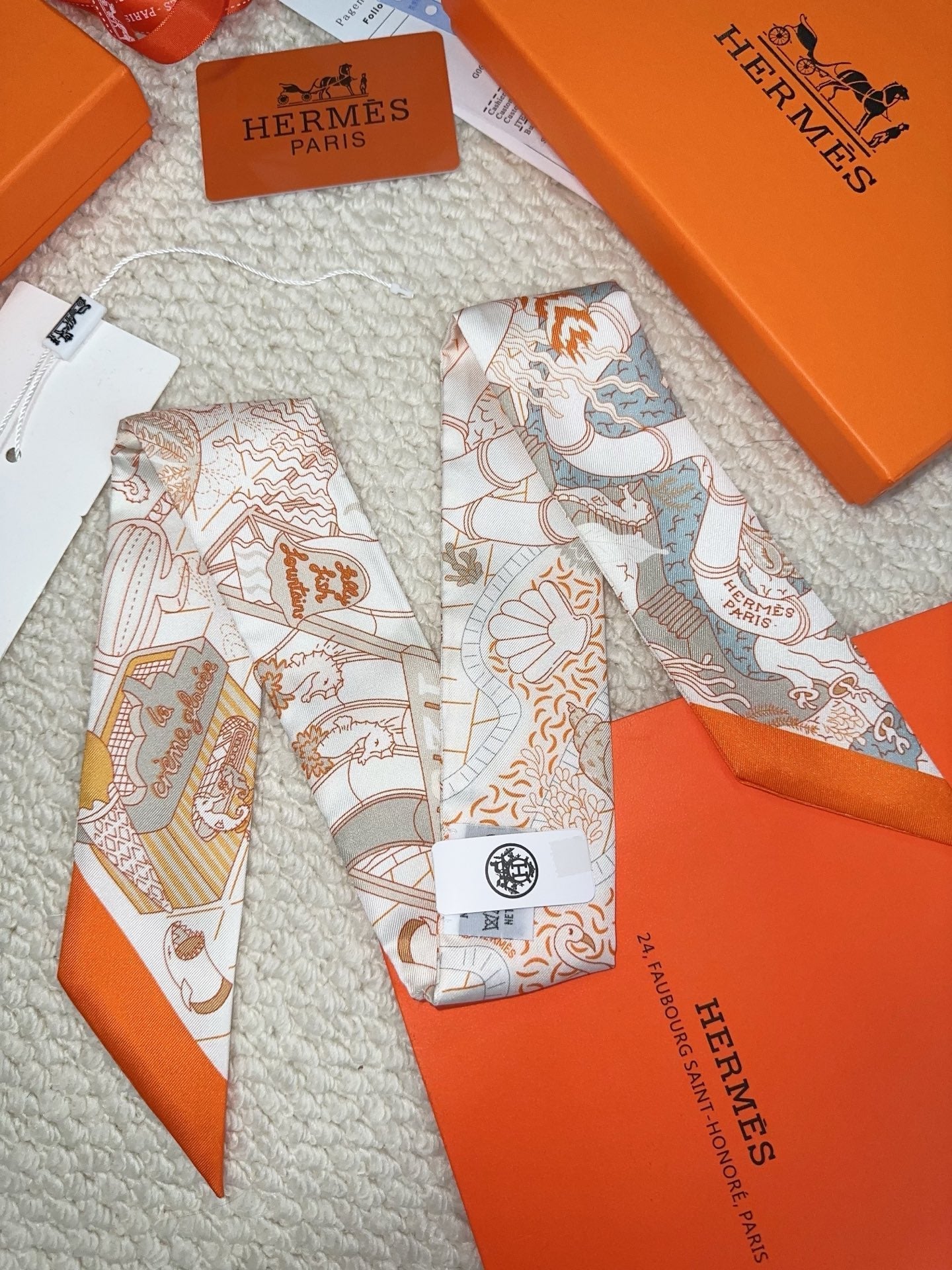 Hermes 26s Scarf 86 In Silk 309654