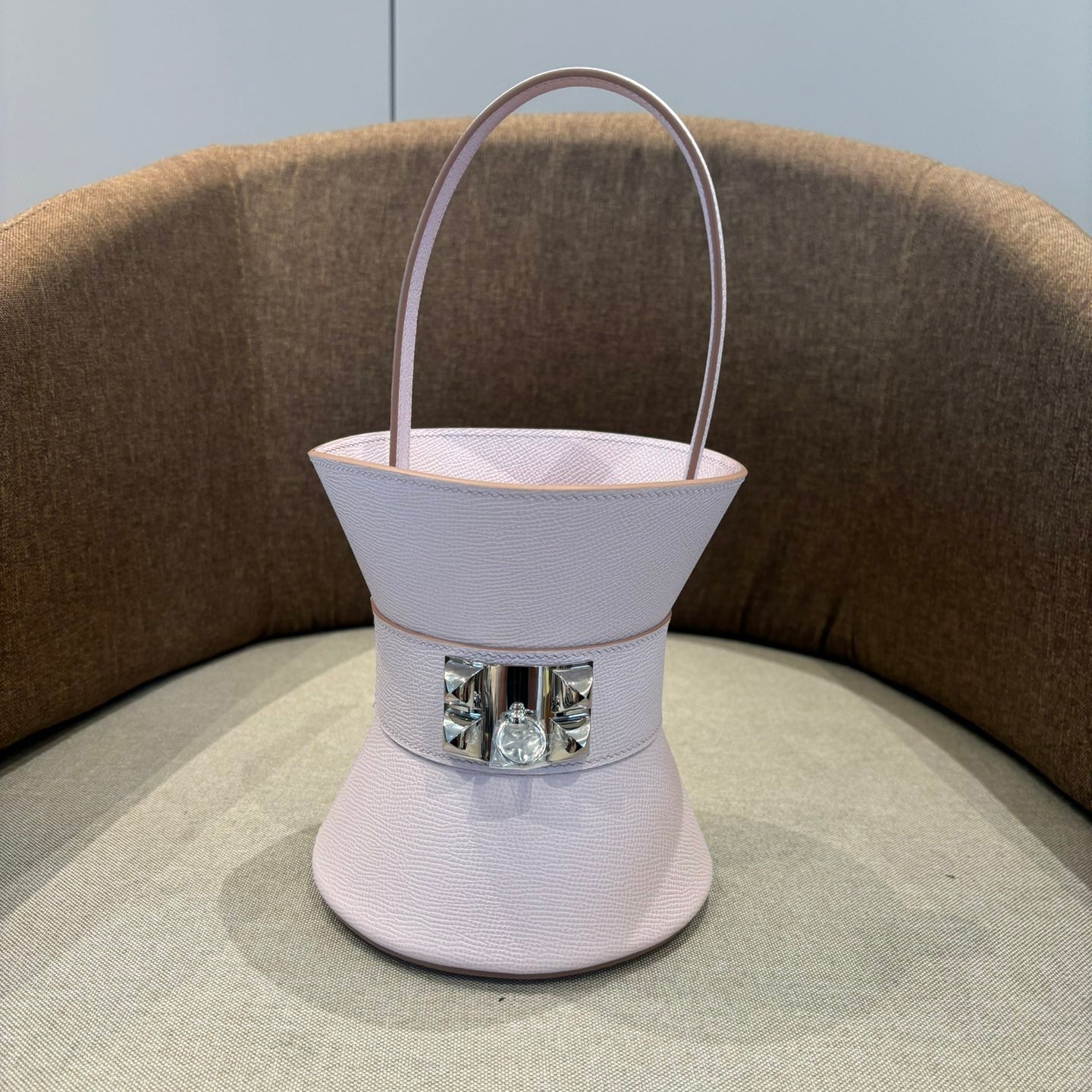 HM Mini Medor Bag Pink Epsom Calfskin 269897