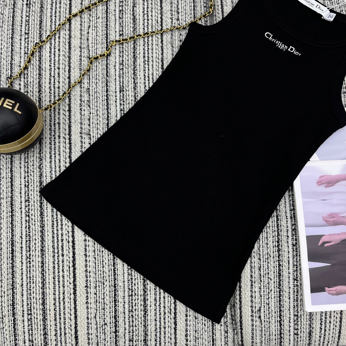 Dior 25C Tank Top Black 228436