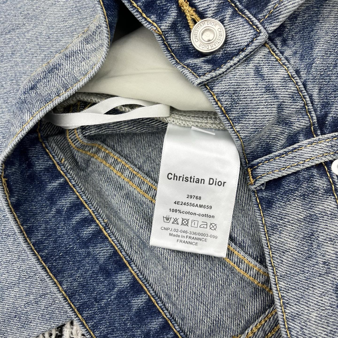 CD 26s Embroidered Flower Straight-Leg Jeans 344169