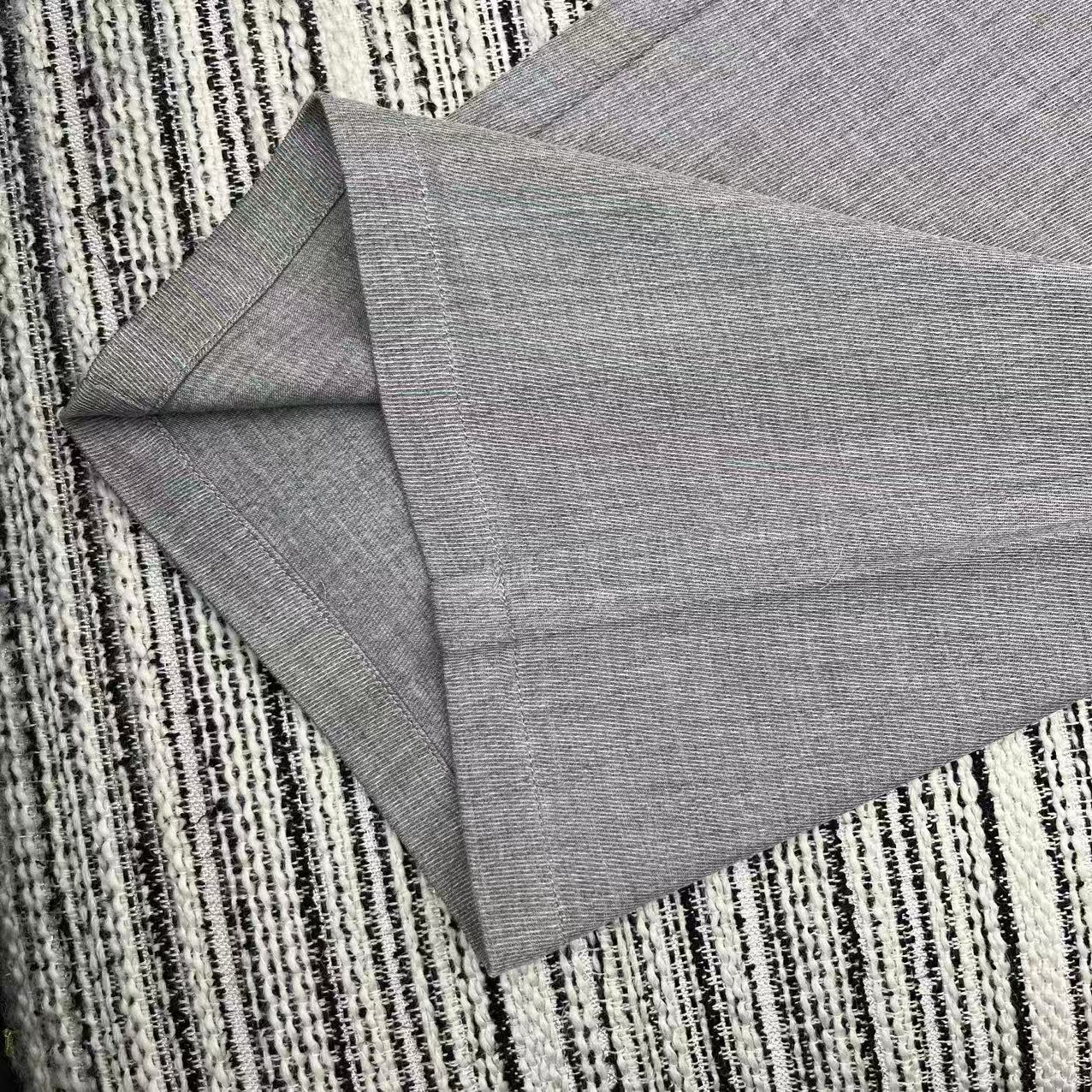 MM6 Waist Wide-Leg Suit Trousers Grey Linen 387968