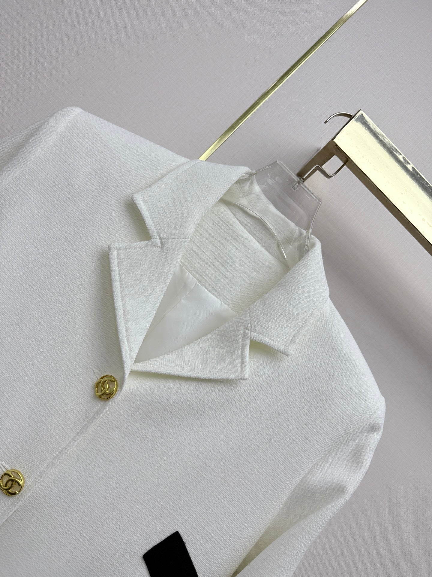 CC 26s Cruise 2026/27 Suit Jacket White Cotton 421850