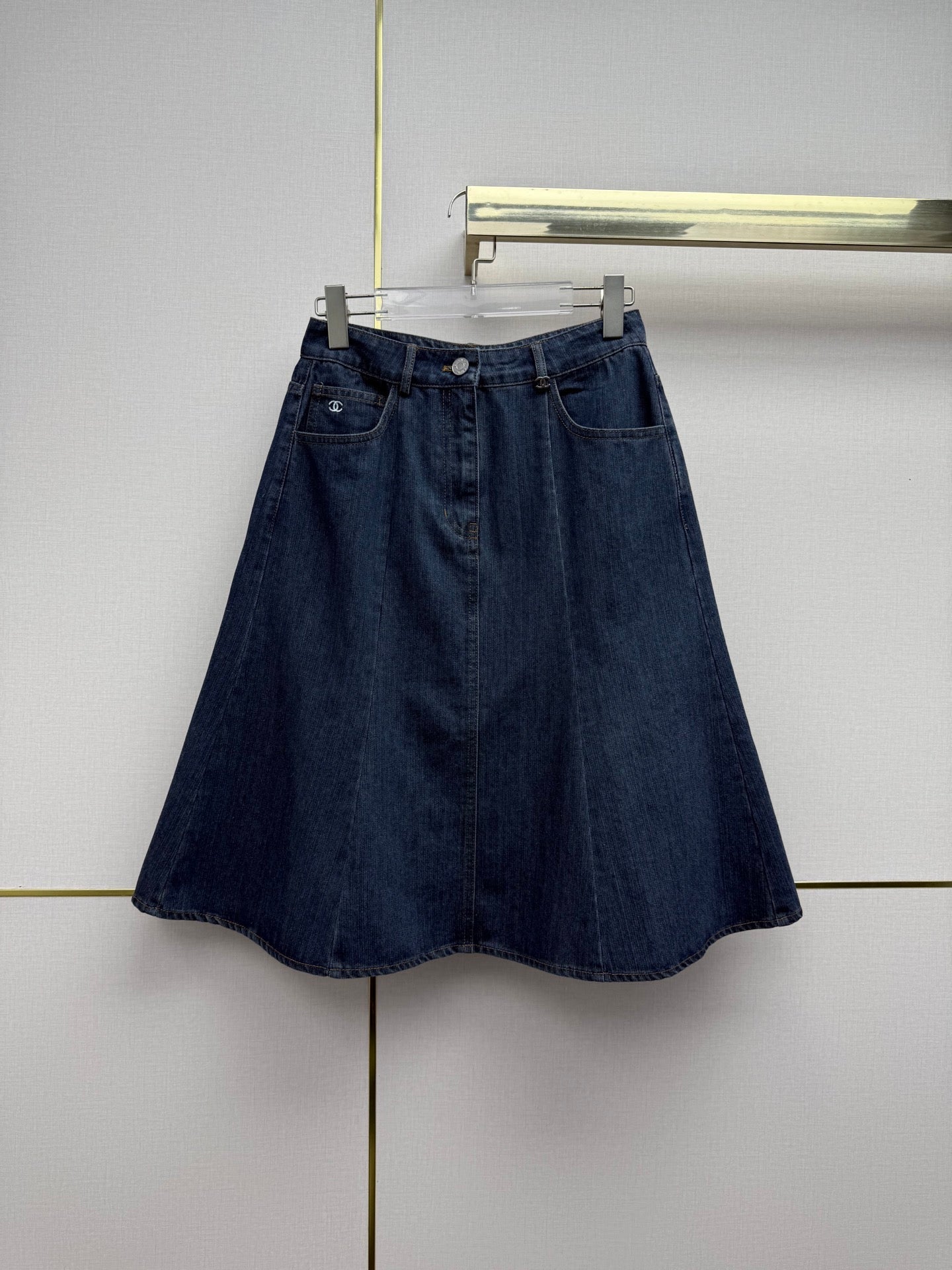 CC Fall Winter 2026 Fishtail Skirt Dark Denim Blue 421784