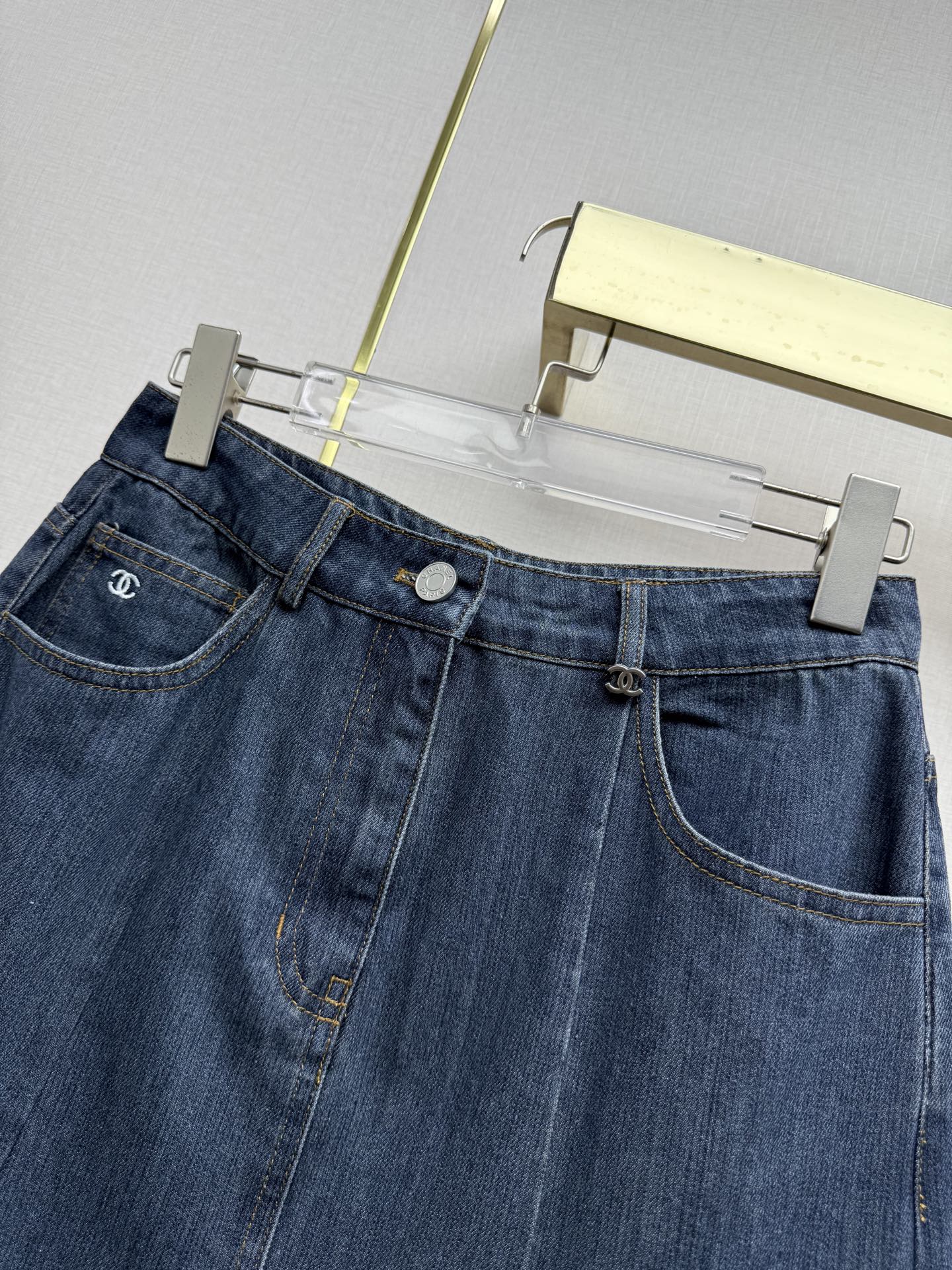 CC Fall Winter 2026 Fishtail Skirt Dark Denim Blue 421784