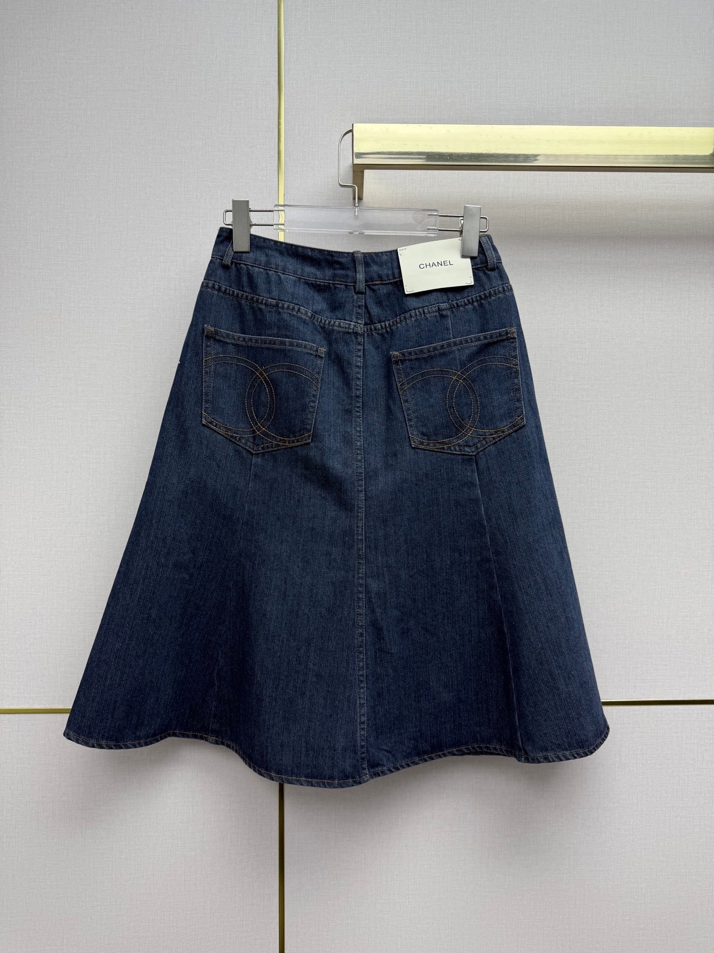 CC Fall Winter 2026 Fishtail Skirt Dark Denim Blue 421784