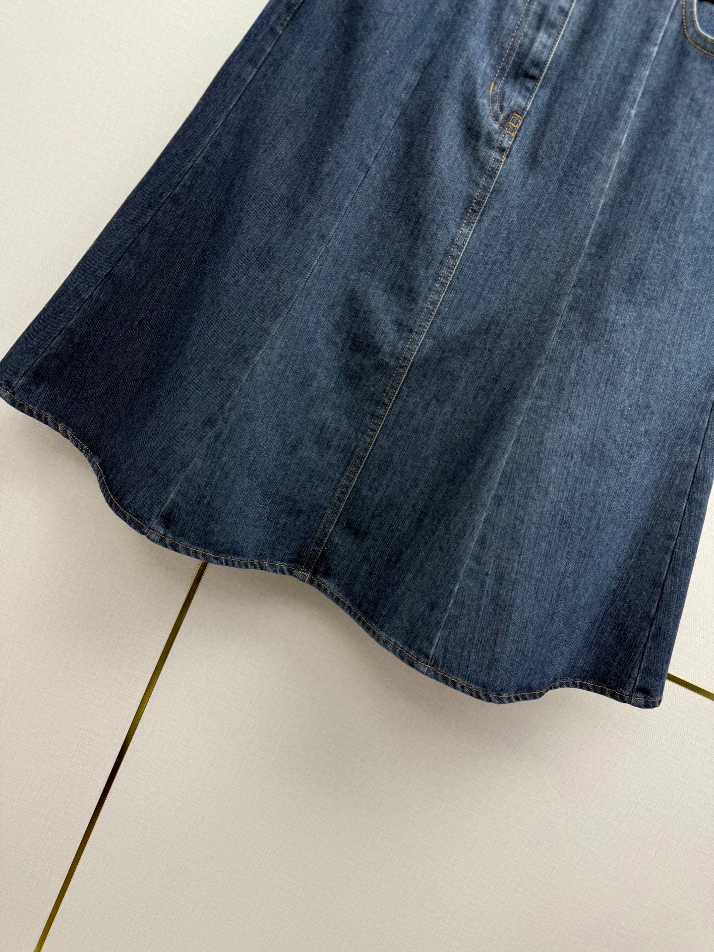 CC Fall Winter 2026 Fishtail Skirt Dark Denim Blue 421784
