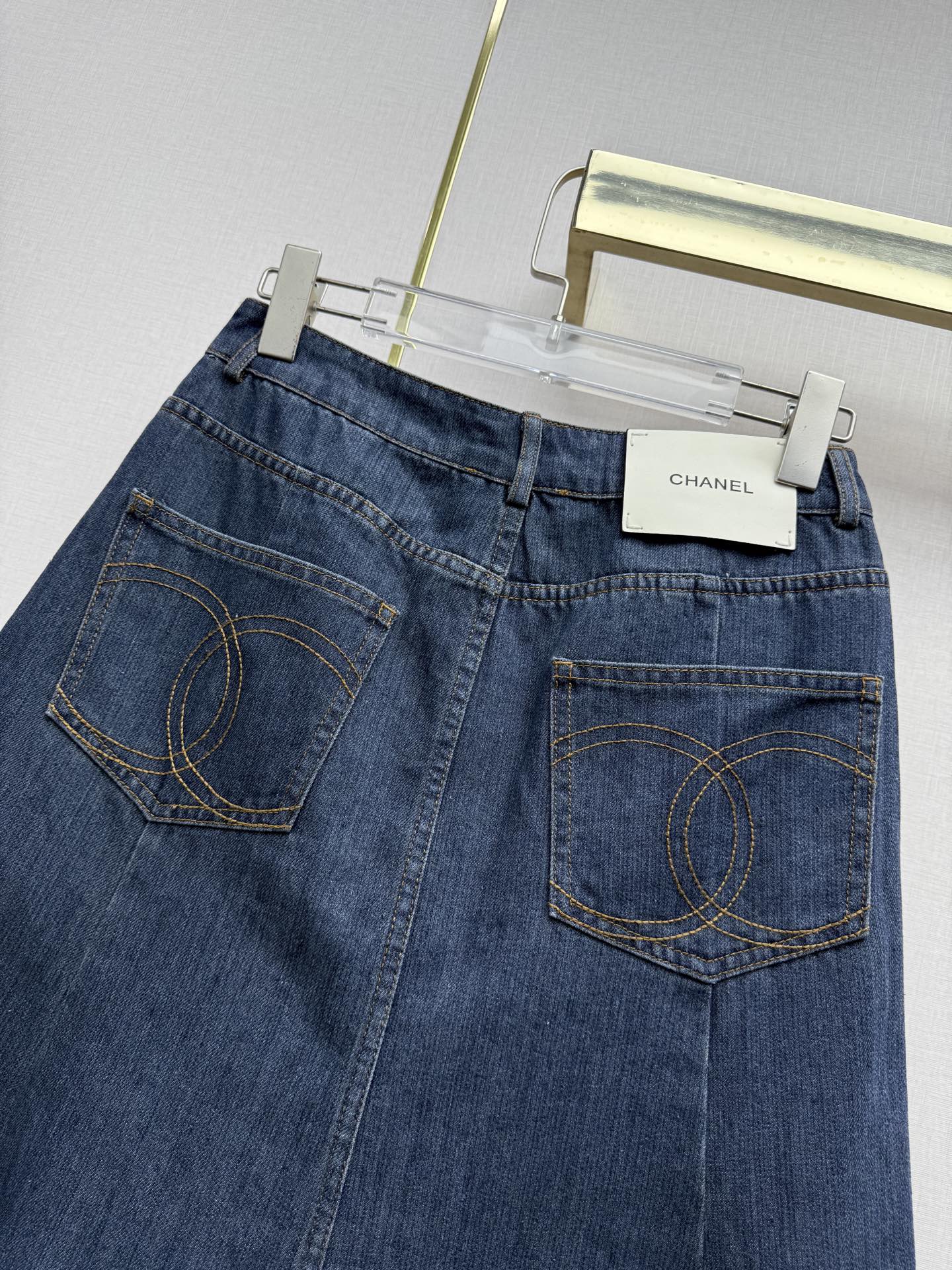 CC Fall Winter 2026 Fishtail Skirt Dark Denim Blue 421784