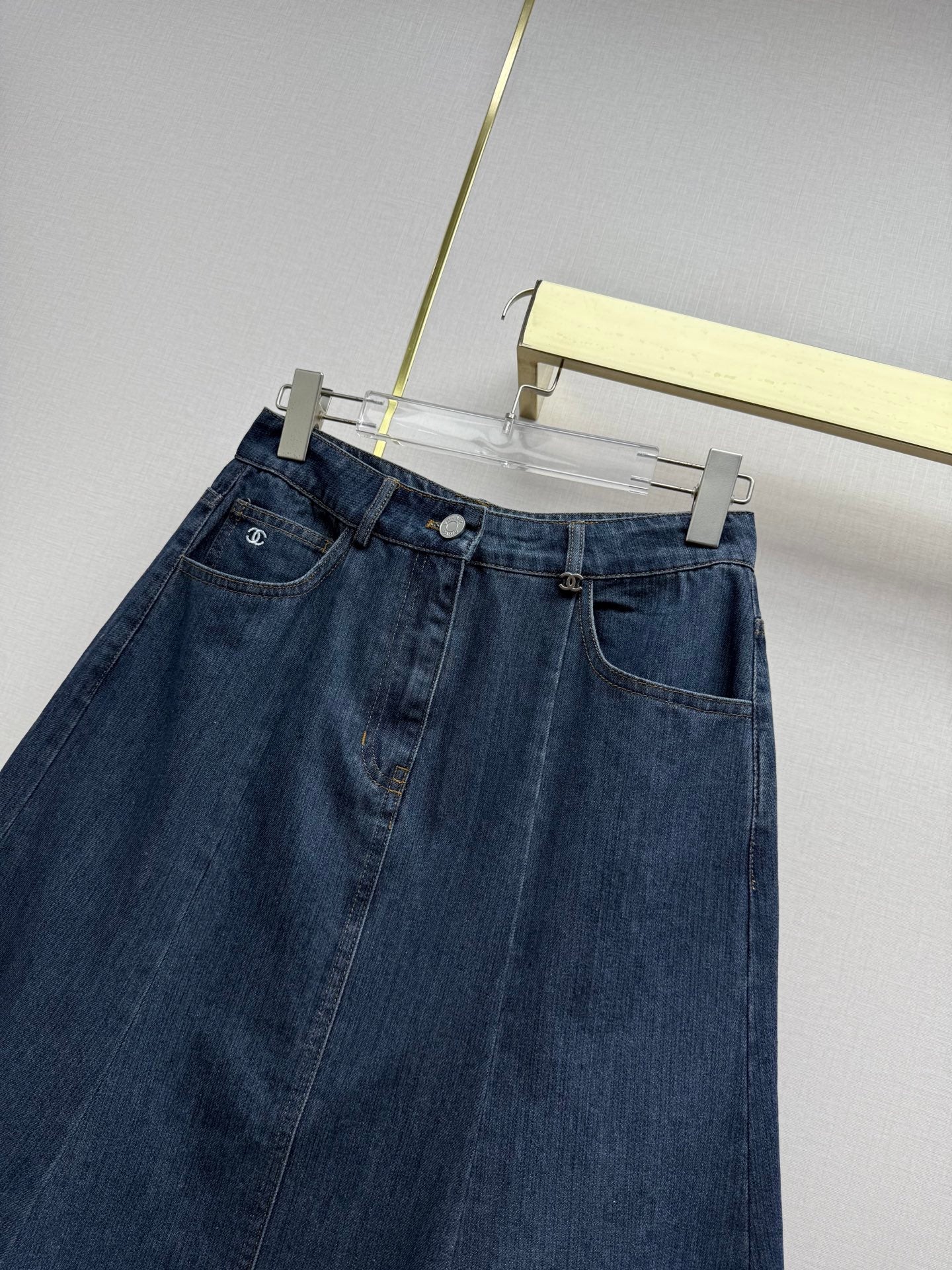 CC Fall Winter 2026 Fishtail Skirt Dark Denim Blue 421784