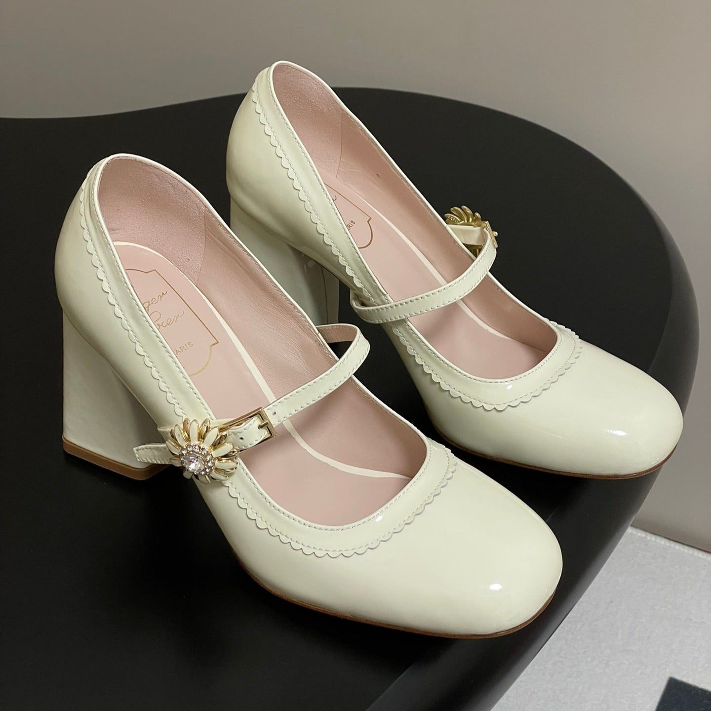 Viv 25 Mary Jane 60 Light Lime Patent Calf Leather 247886