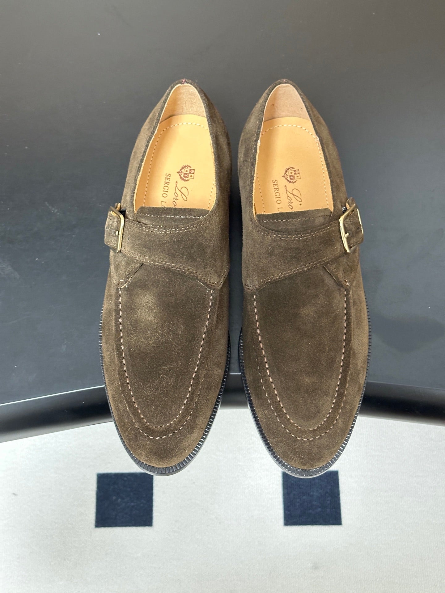 LP Sergio Loafer Olive Suede 903164