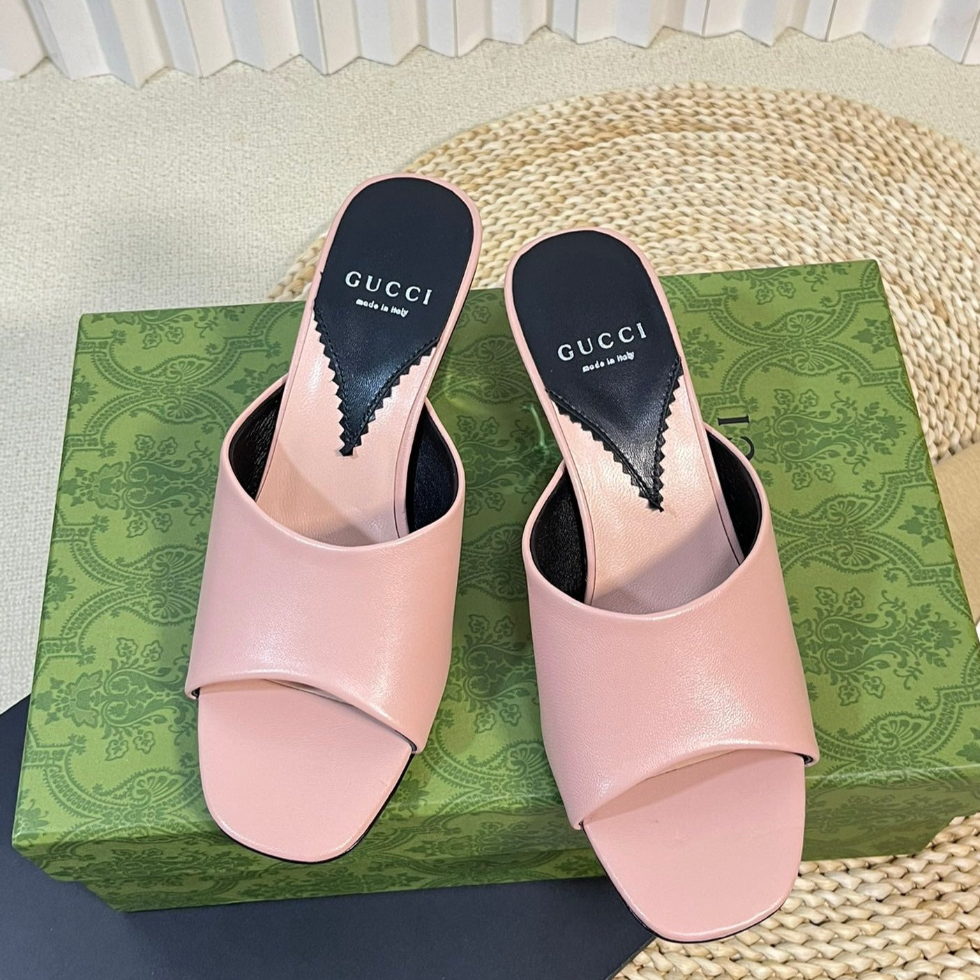 GG Women's Heeled Sandals Pink Pastel