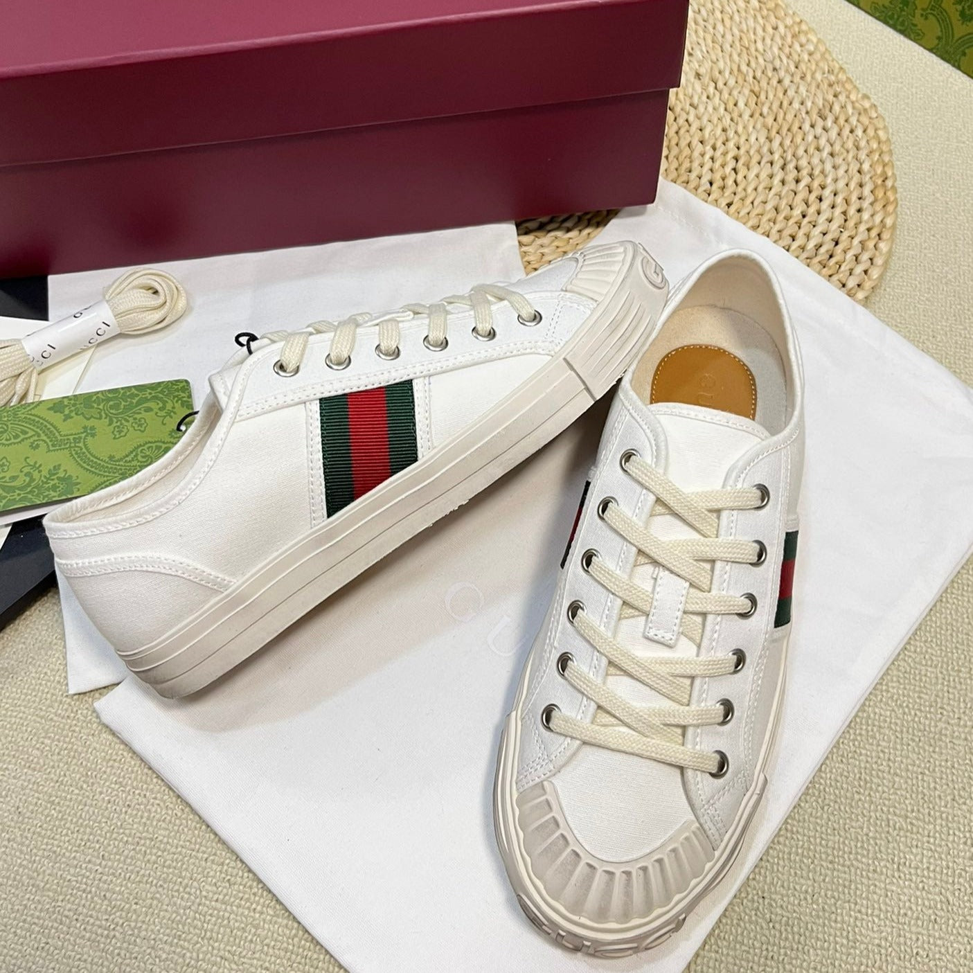 GG Sneaker Julio Canvas Sneakers White