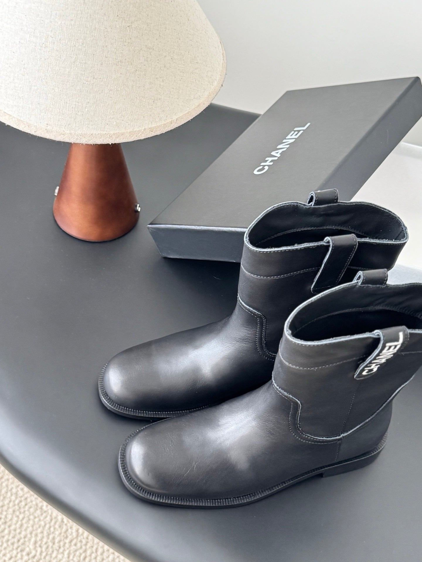 CC 25A Métiers d'Art Ankle Boots Black Cowhide 540759