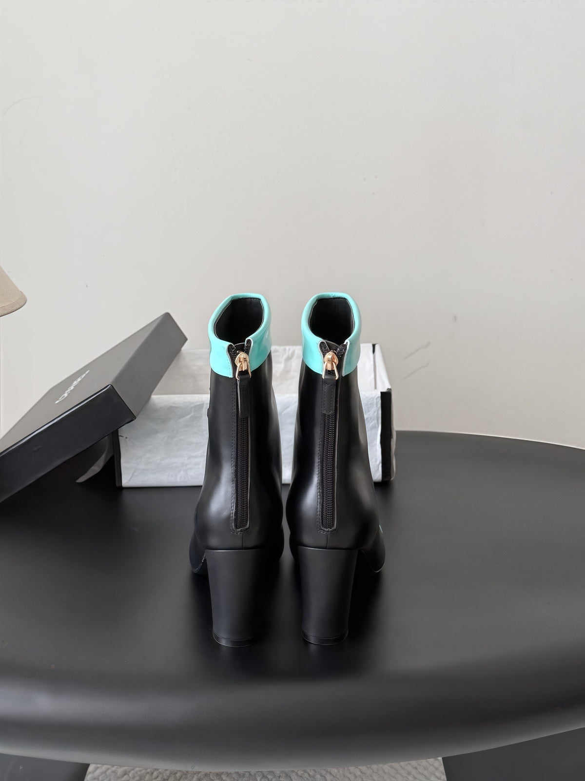 CC 26s Ankle Boots Black Tiffany Leather Patent 127857
