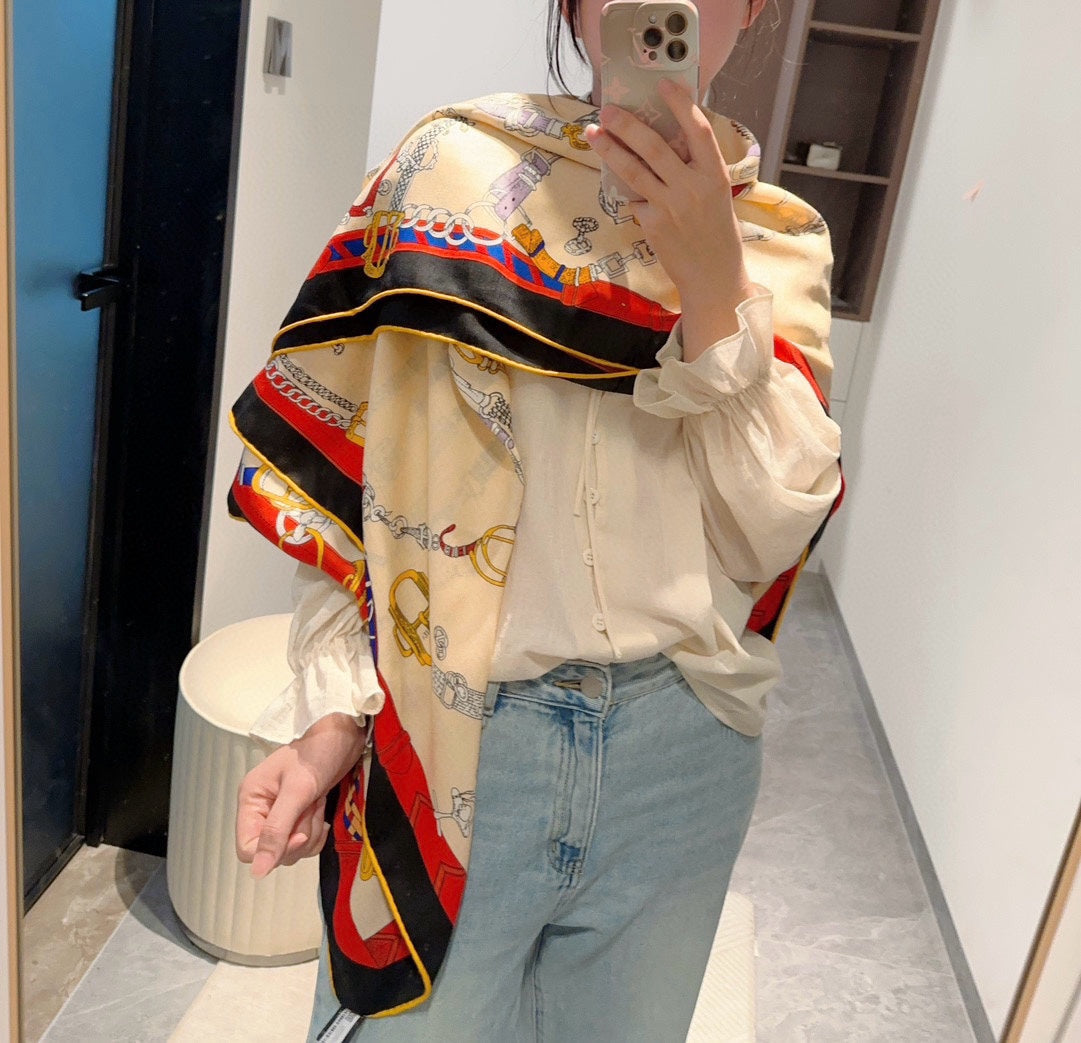 SCARF 140 CM COLORFUL 387902