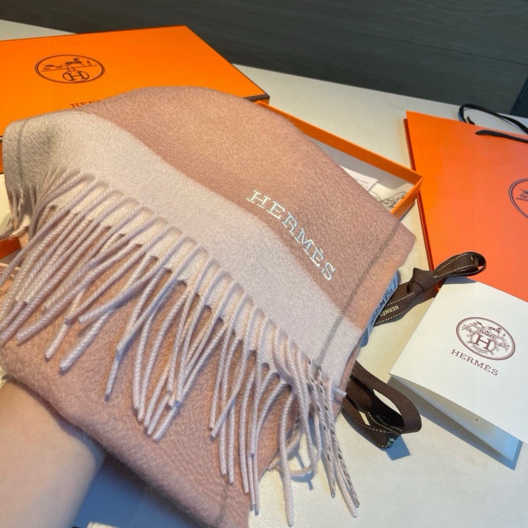 Scarf 180 CM In Pink Mix Light Pink Cashmere 398202