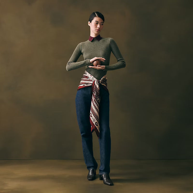 HM 26s Scarf 140 In Cashmere And Silk 468852