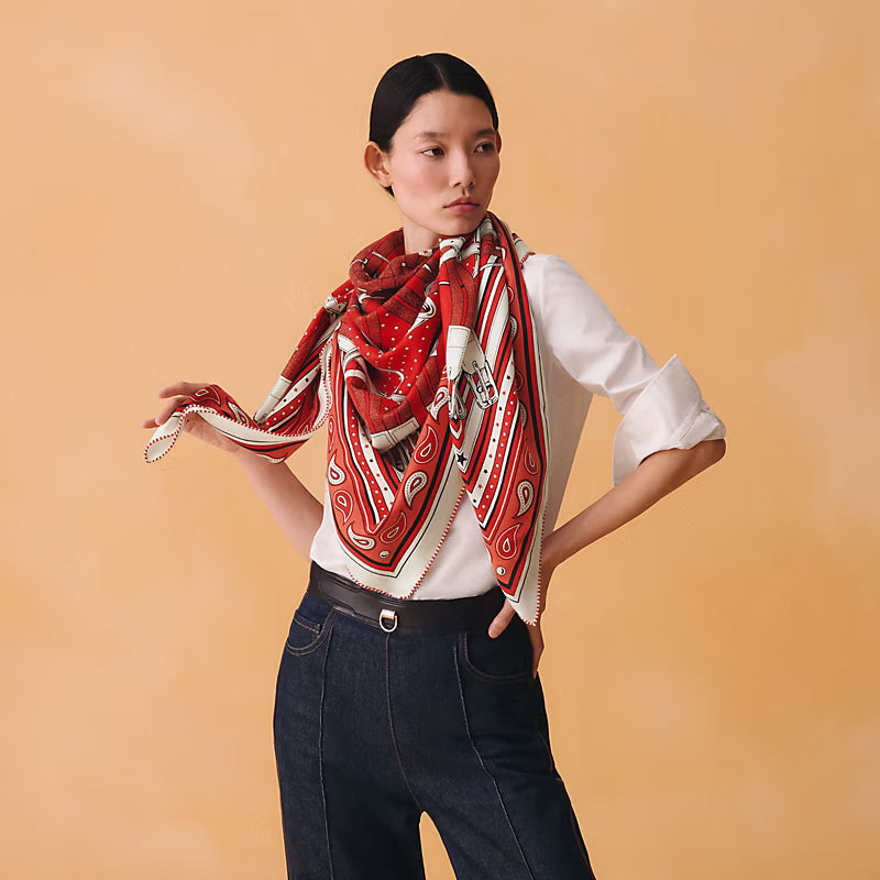 HM 26s Scarf 140 In Cashmere And Silk 498162