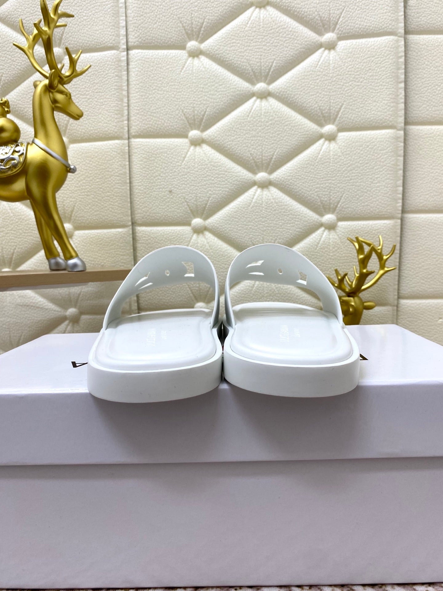 Dc Slipper White Rubber 361632