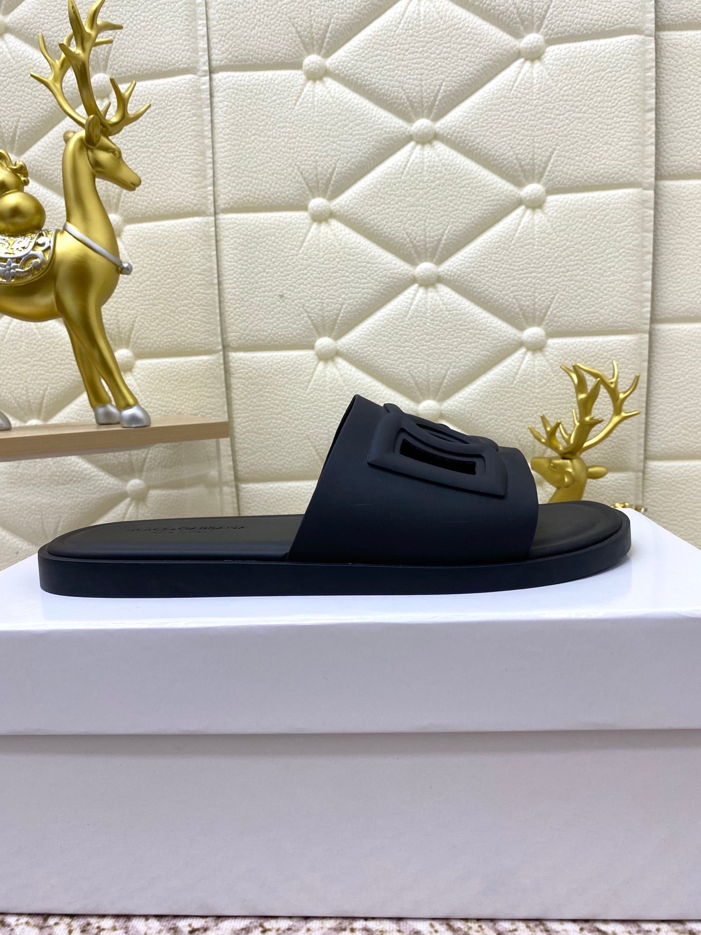 DC Slipper Black Rubber 361634
