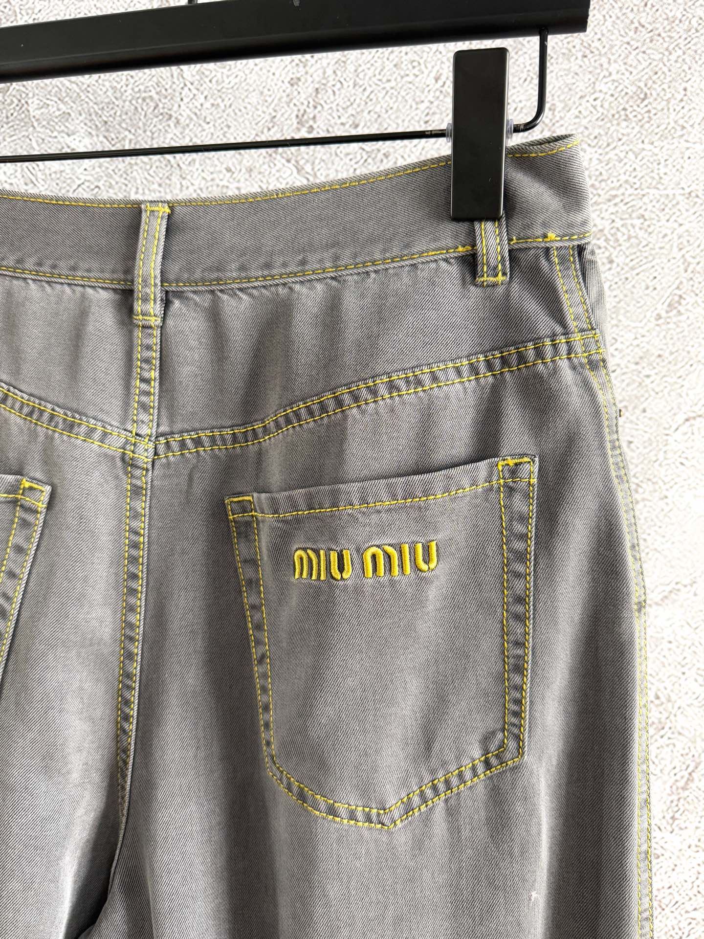 Miu Miu Jeans Gray Cotton