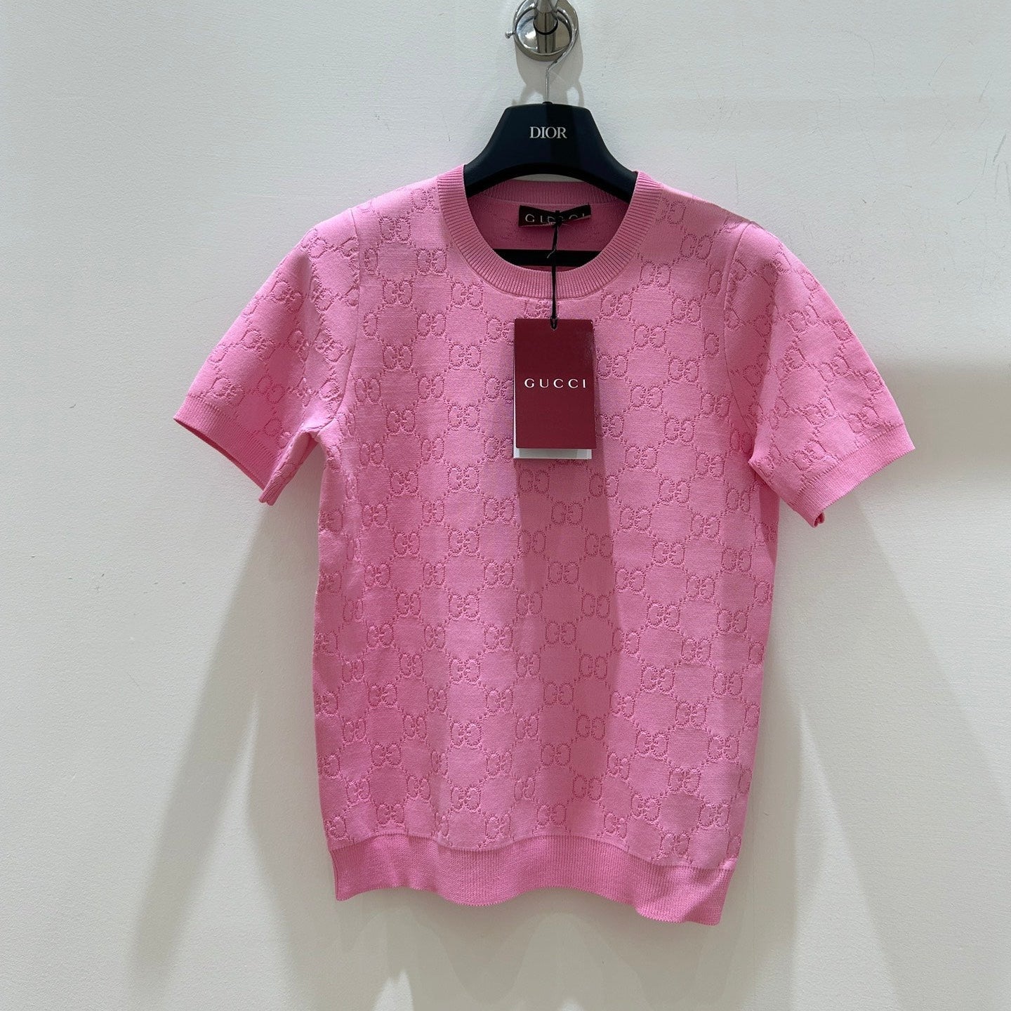 Gucci 26s Short-Sleeve Knit T-Shirt488