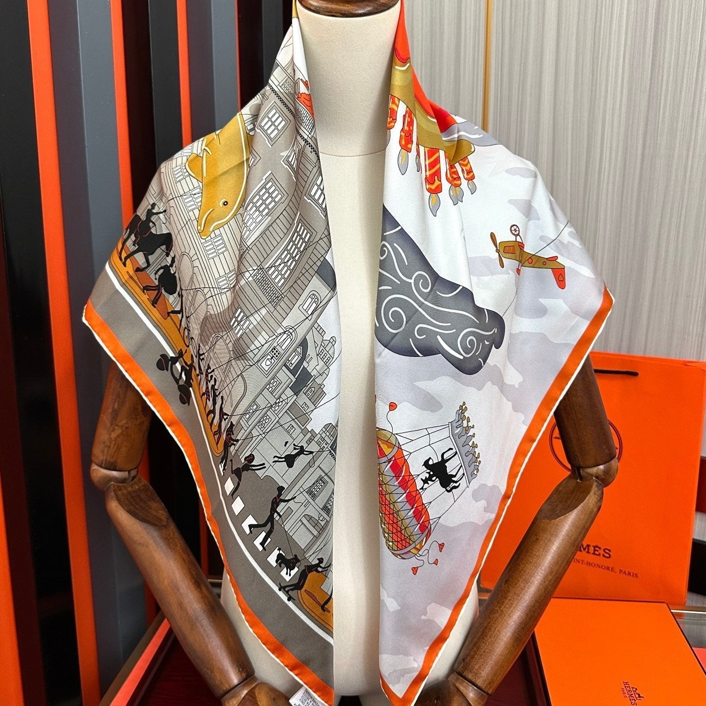 HM 26s Scarf 140 In Cashmere And Silk 307339