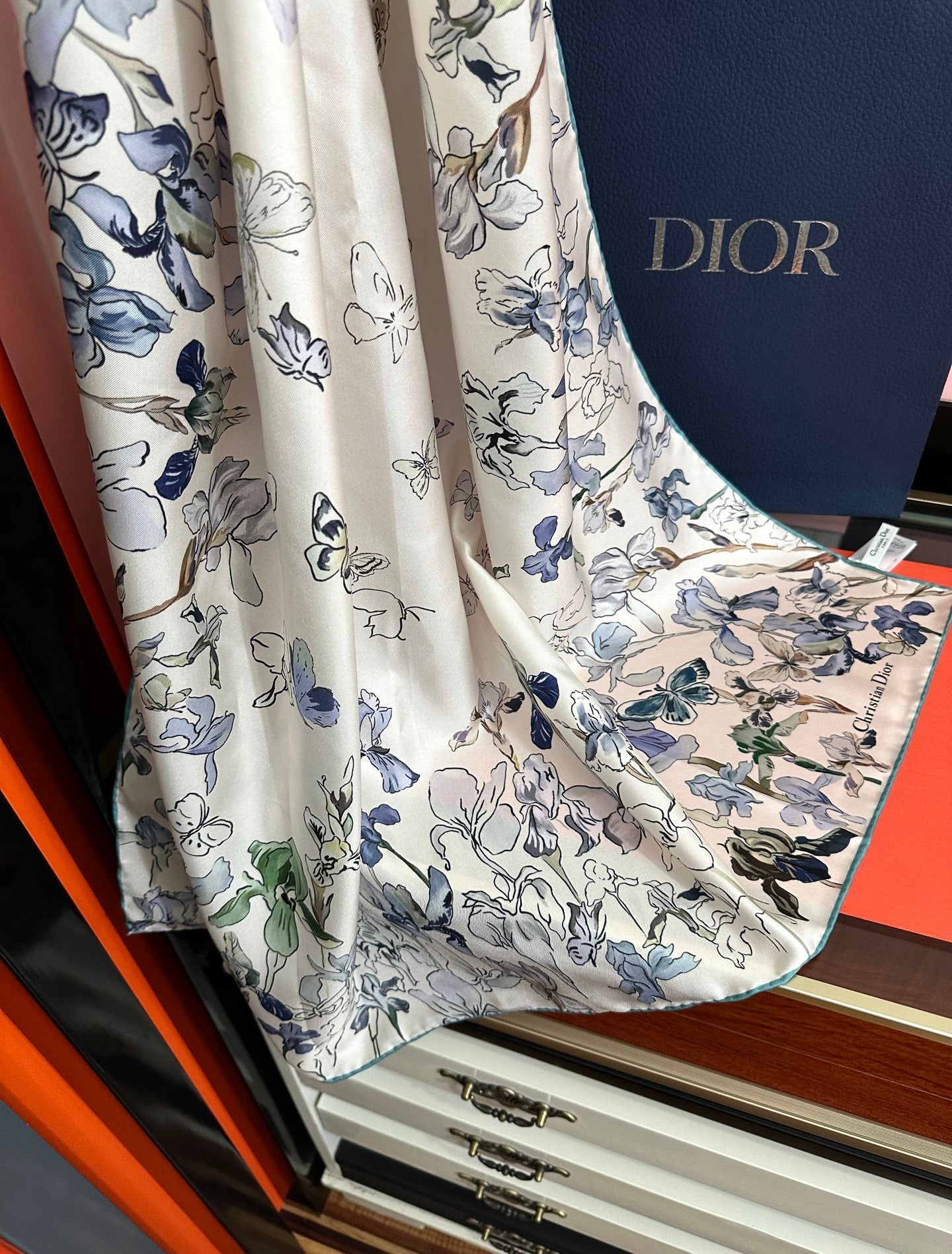 Dior 26s Scarf 90cm Silk 304667