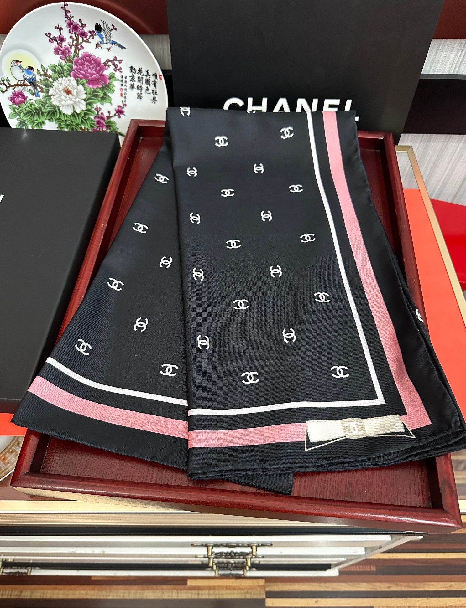 CC Scarf 90x90 Colorful Twill Silk 445034