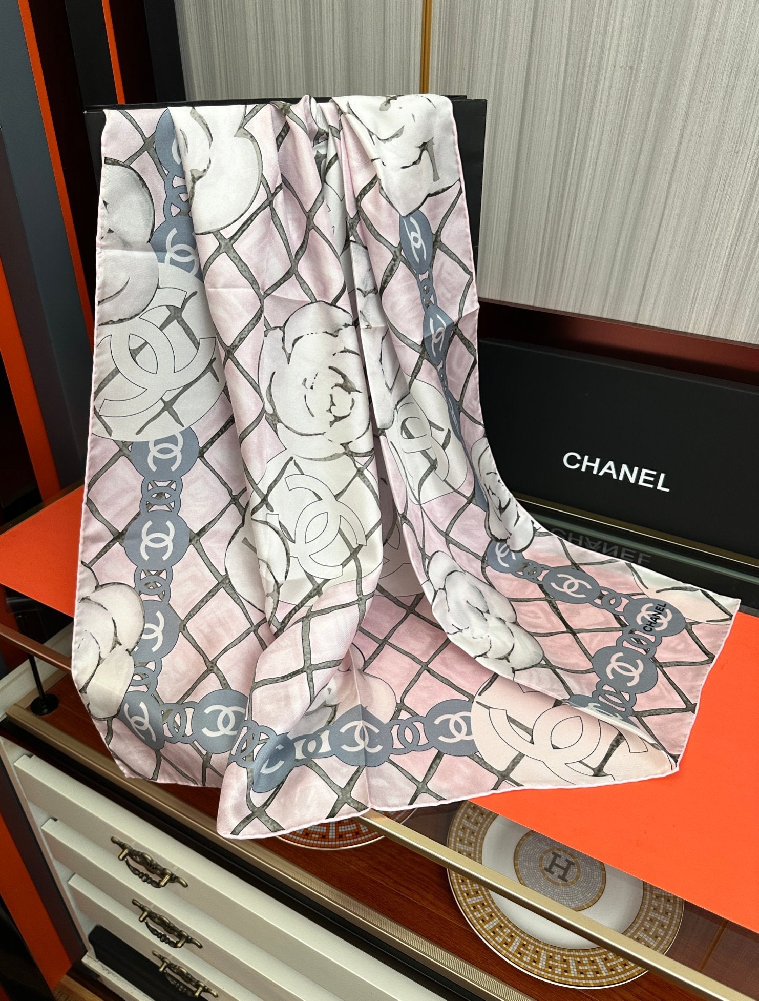 CC Scarf 90x90 Colorful Twill Silk 443160