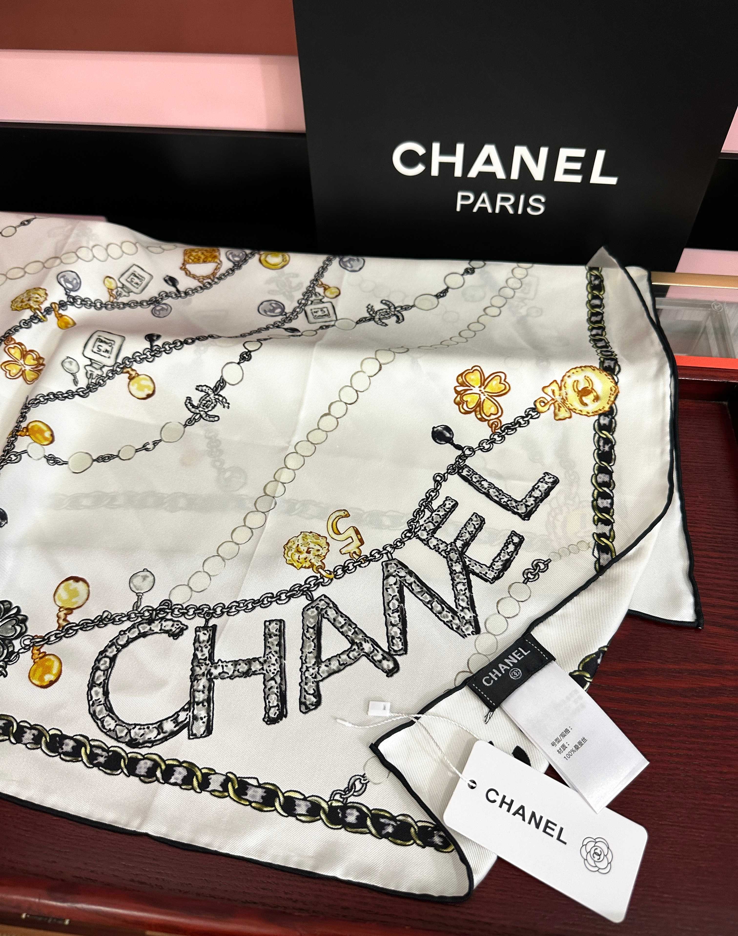 CC Scarf 90x90 Colorful Twill Silk 445048