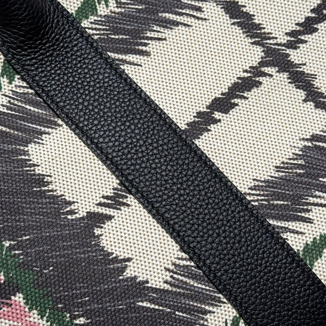 HM Garden Party 36 Multicolor Canvas and Negonda Calfskin 243186