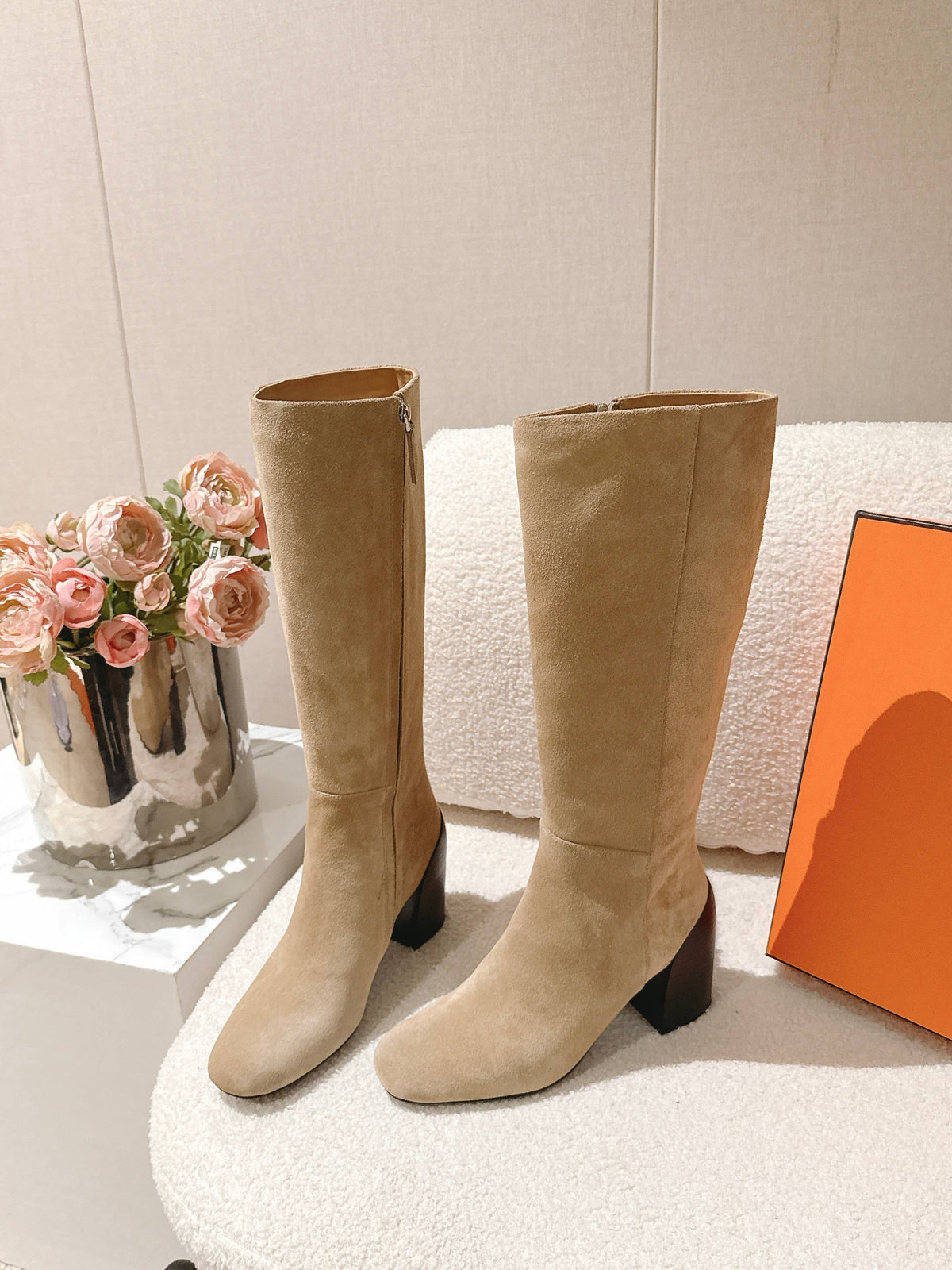 Hermes 26s Lisiere High Boots 6cm 168294