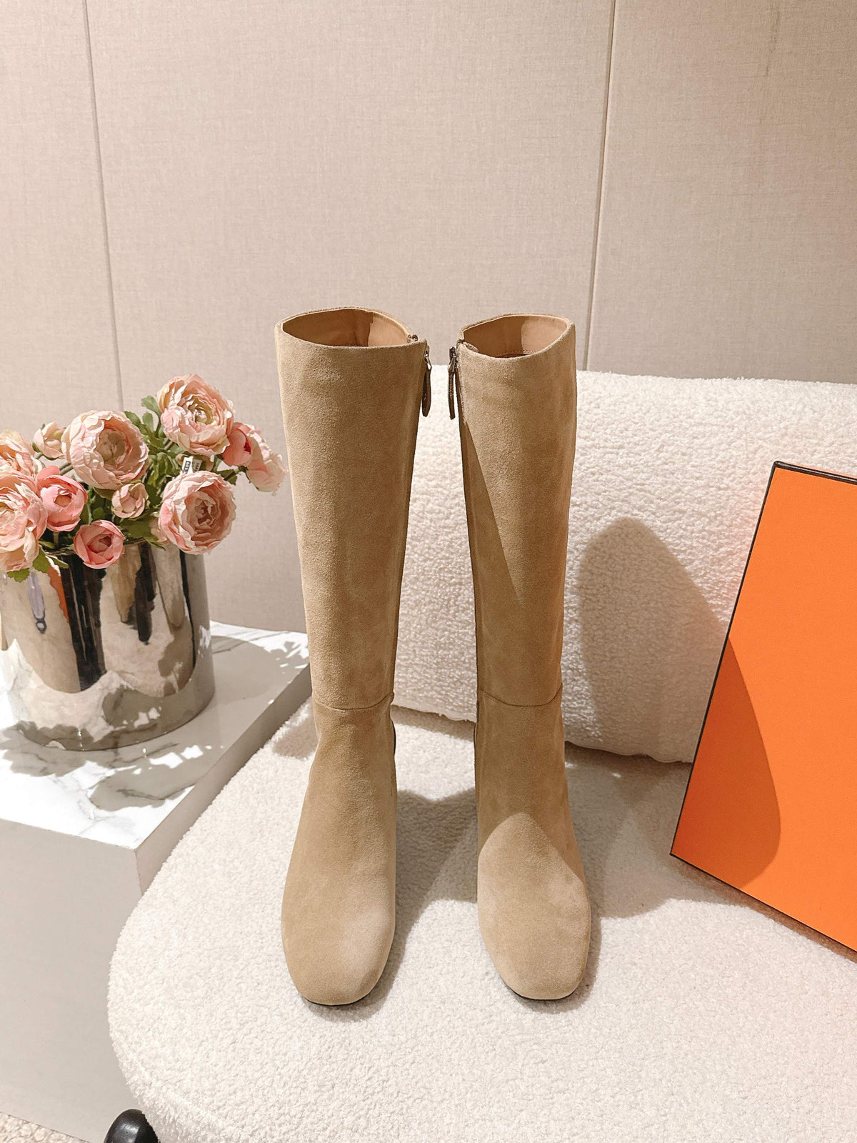 Hermes 26s Lisiere High Boots 6cm 168294