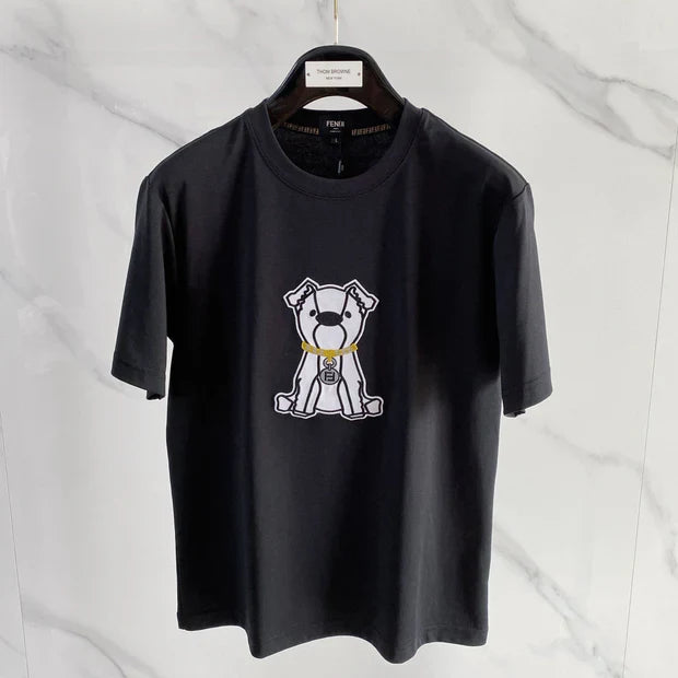 Fendi 2026 Men's Short-Sleeve T-Shirt Cotton 736024