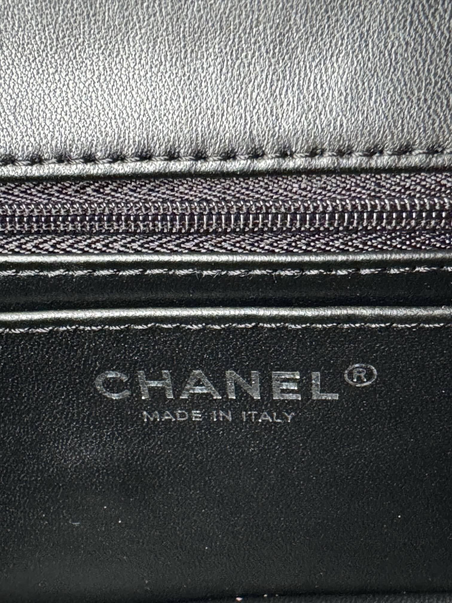 24c mini flap bag 20cm with top handle black calfskin silver hardware