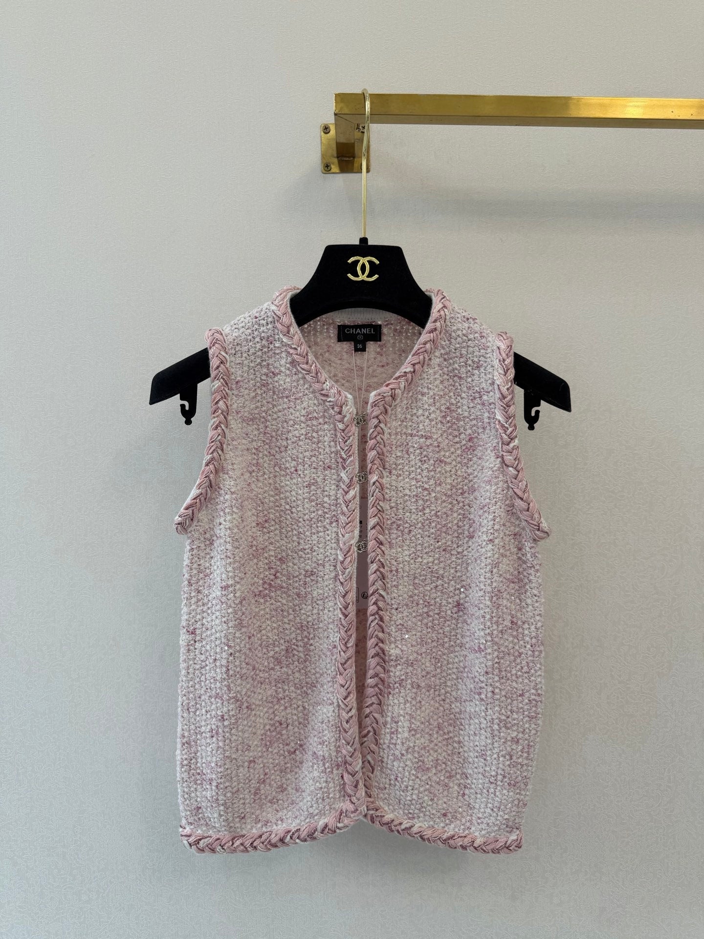 CC 26s Vest Pink Cotton Wool 424783
