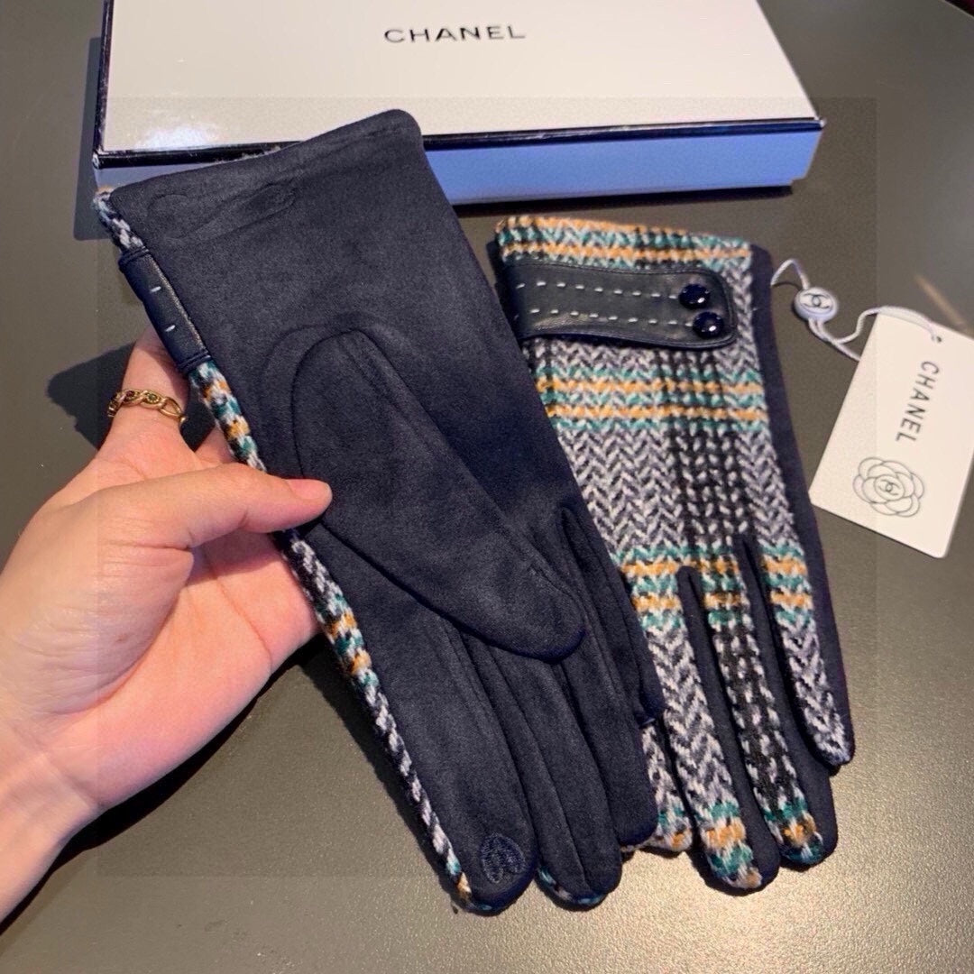 GLOVES IN COLORFUL WOOL 429243