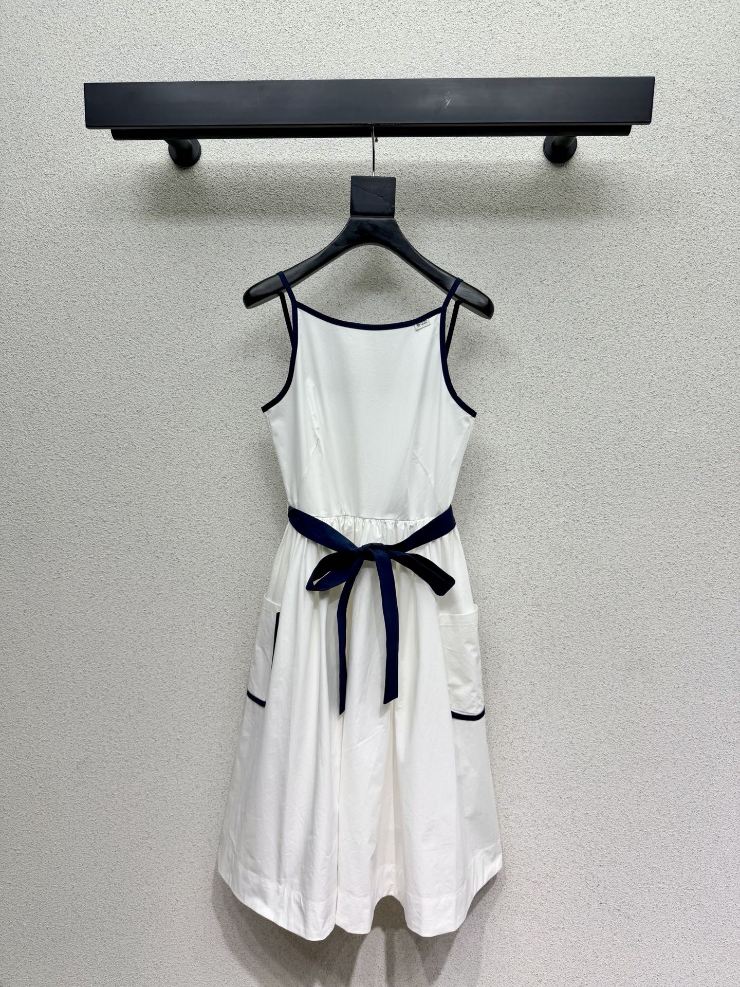 Prada Slubbed Toile Dress White Cotton 381922