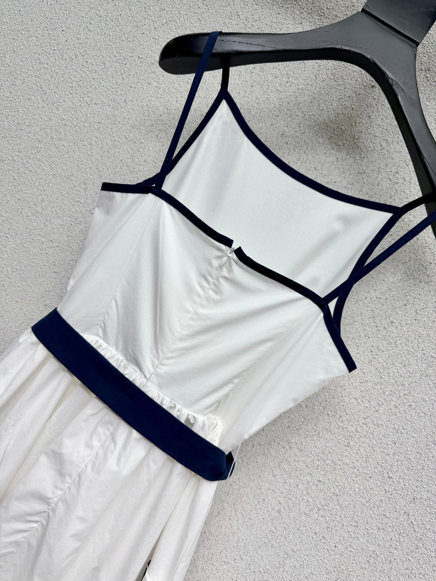 Prada Slubbed Toile Dress White Cotton 381922