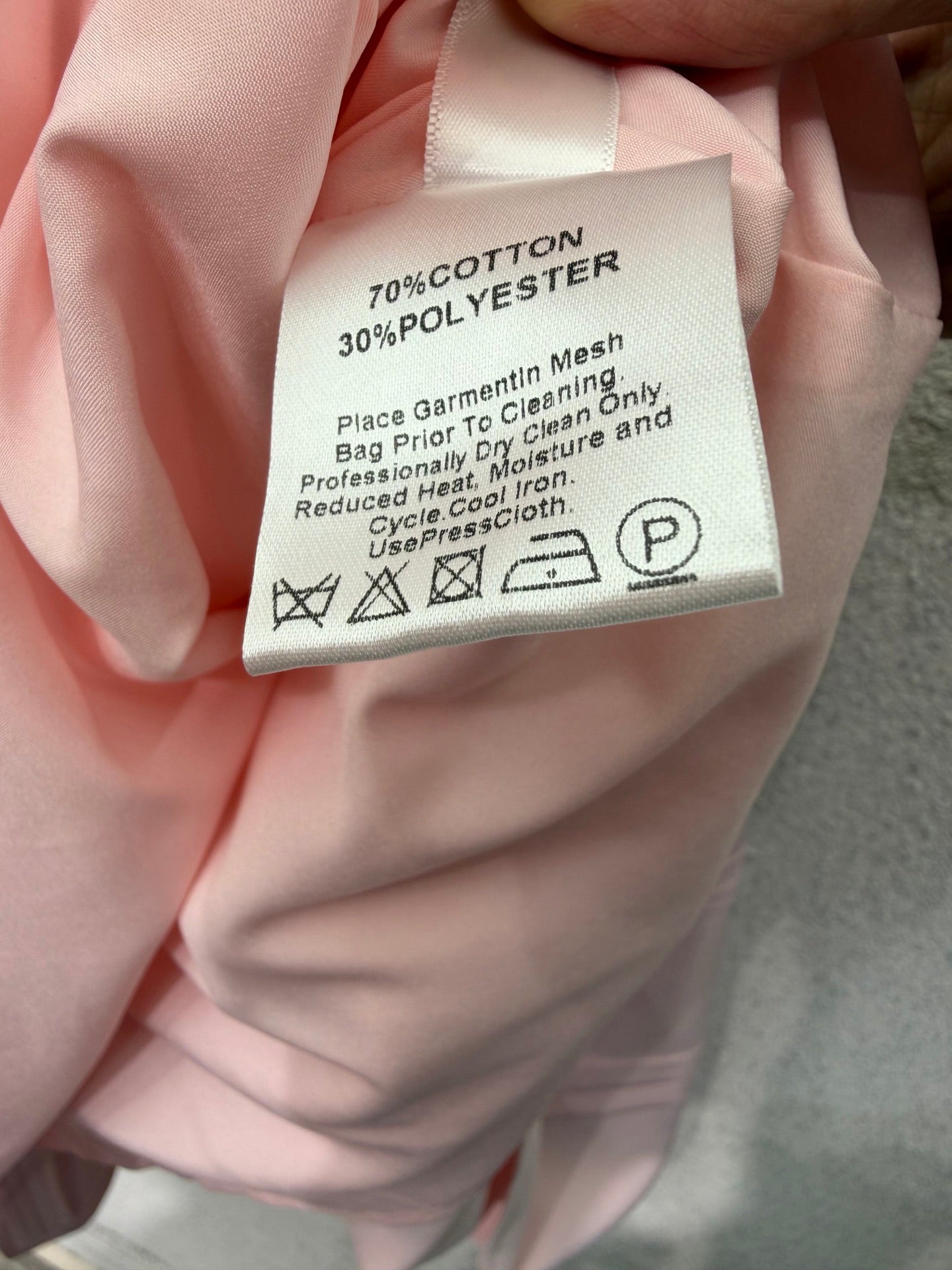 CC 26s Sleeveless Dresses Light Pink Cotton Polyester 398289