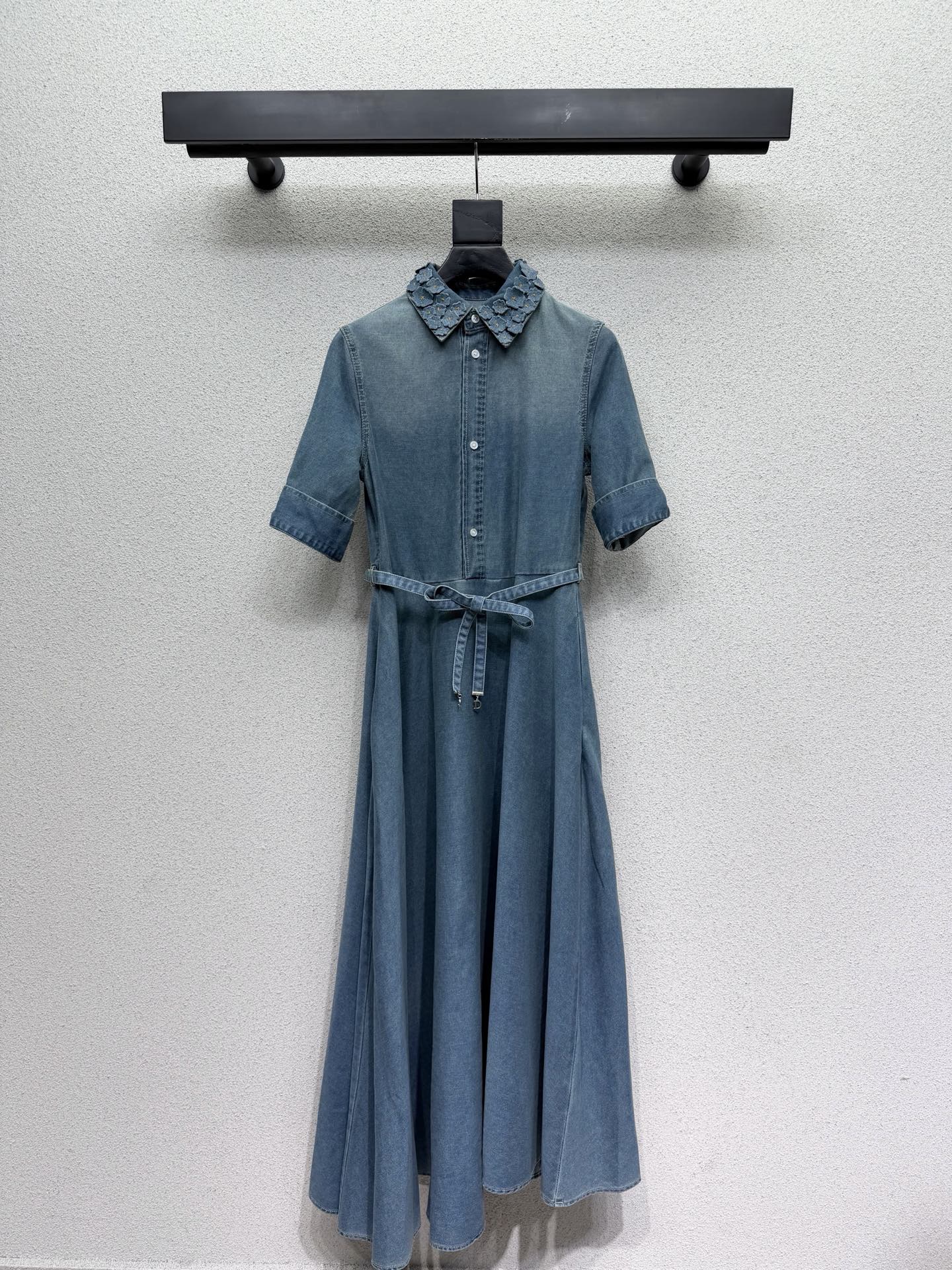 CD 26s Dresses Washed Blue Denim 397755