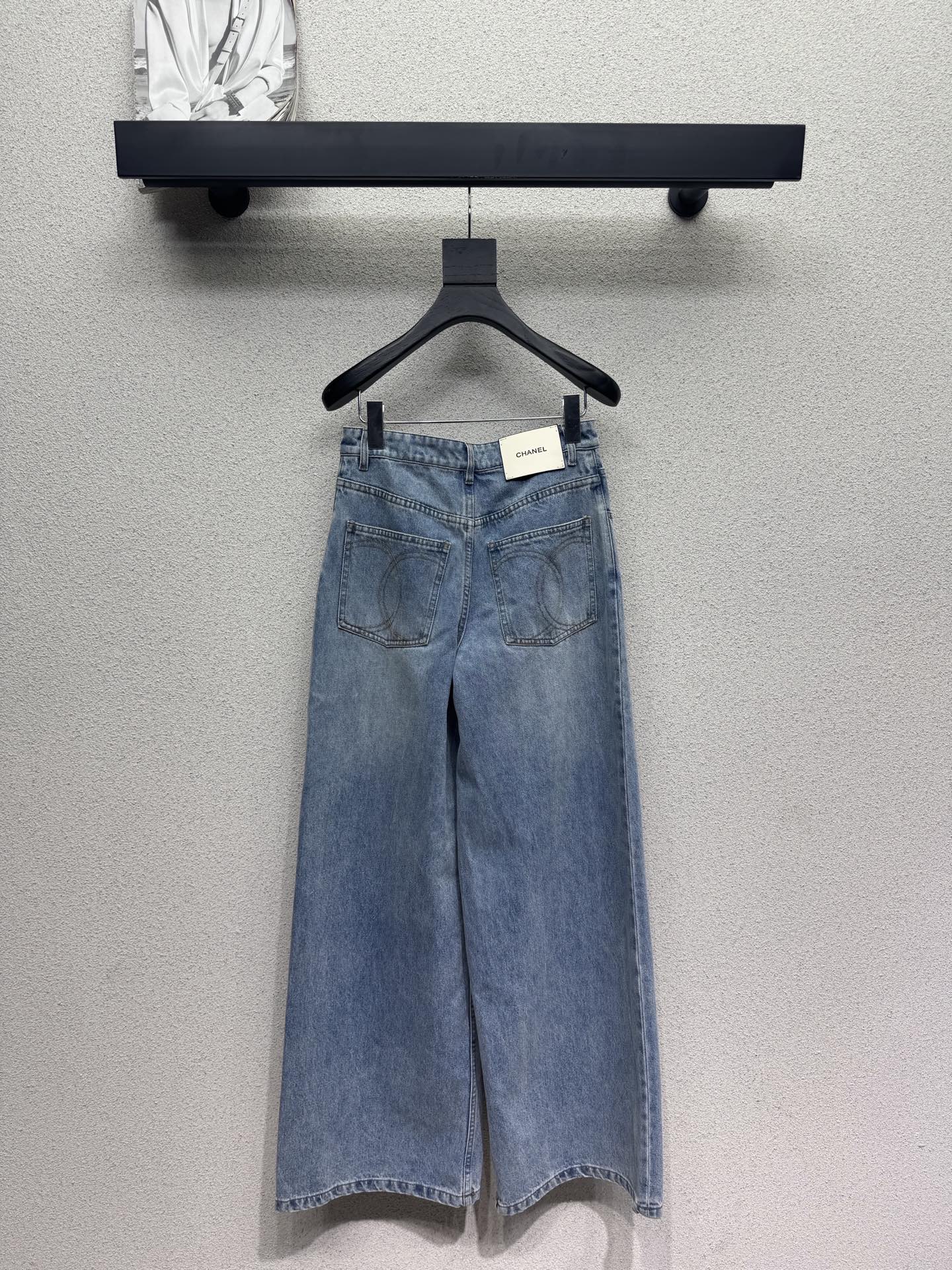 CC 26s Wide-Leg Straight-Leg Jeans Denim 397723