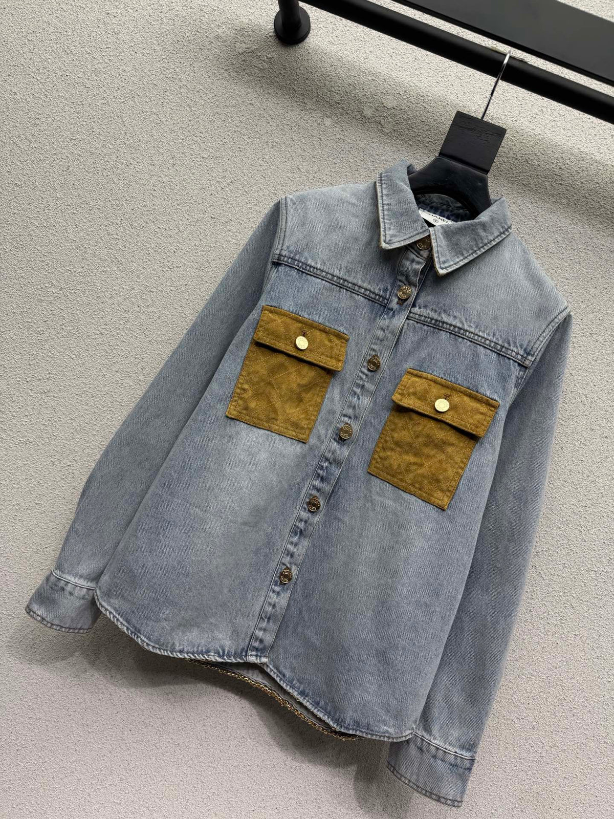 CC 26s Shirt Blue Denim Cotton 439008